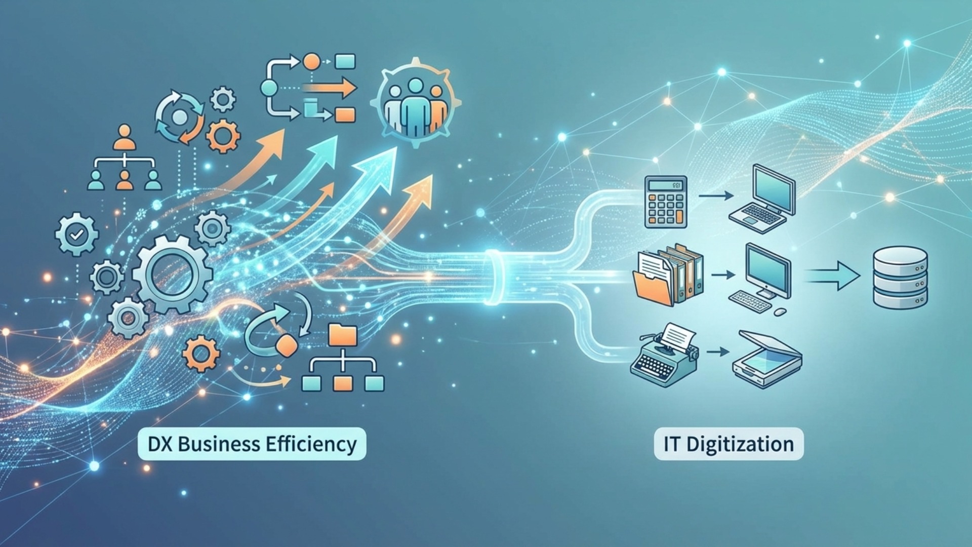 DXによる業務効率化とは？IT化との違いを解説