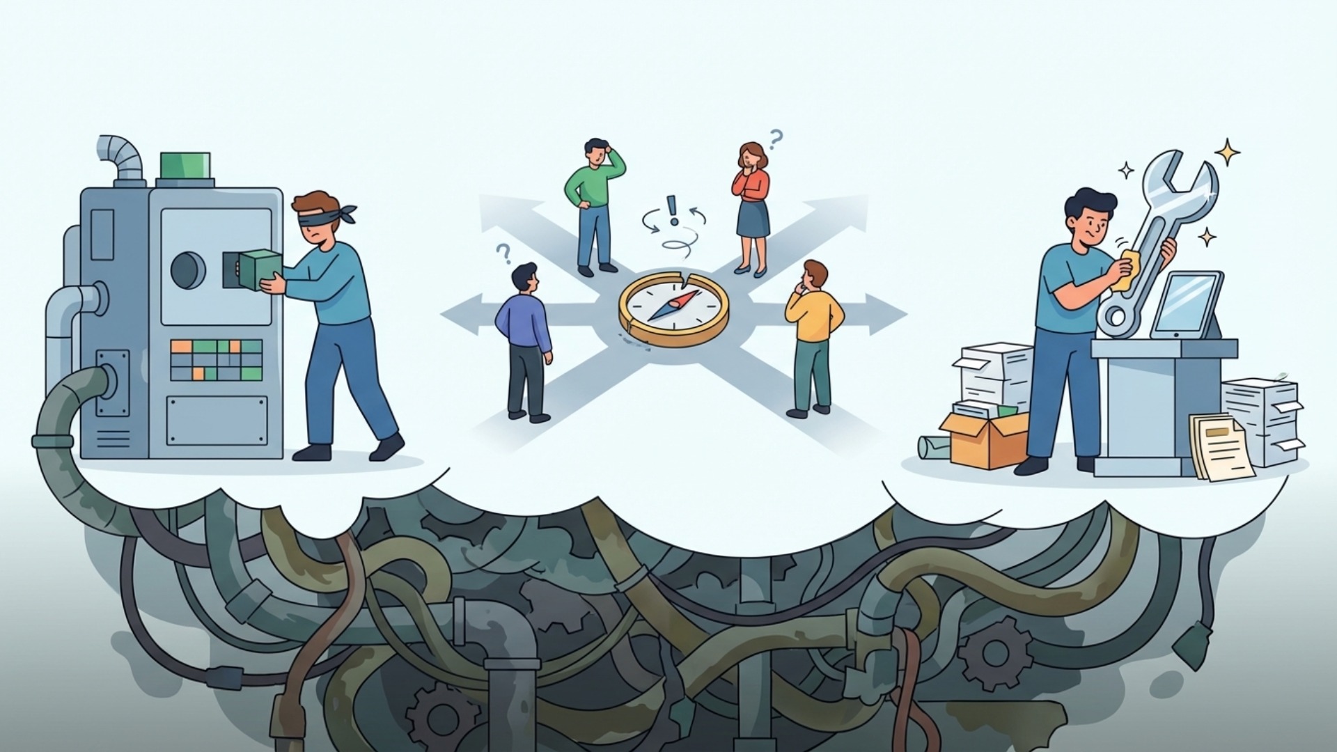 業務効率化が進まないのはなぜ？よくある3つの根本原因