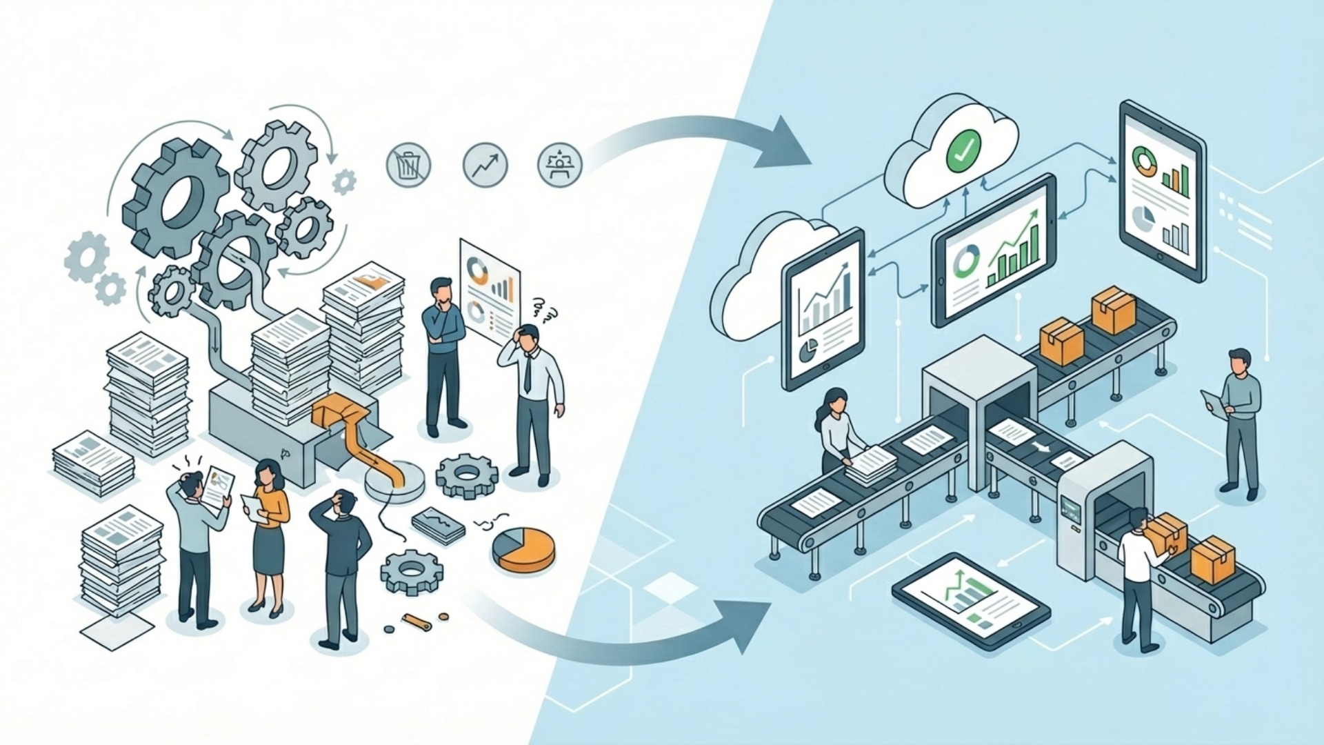 業務効率化とは？生産性向上との違いを正しく理解する