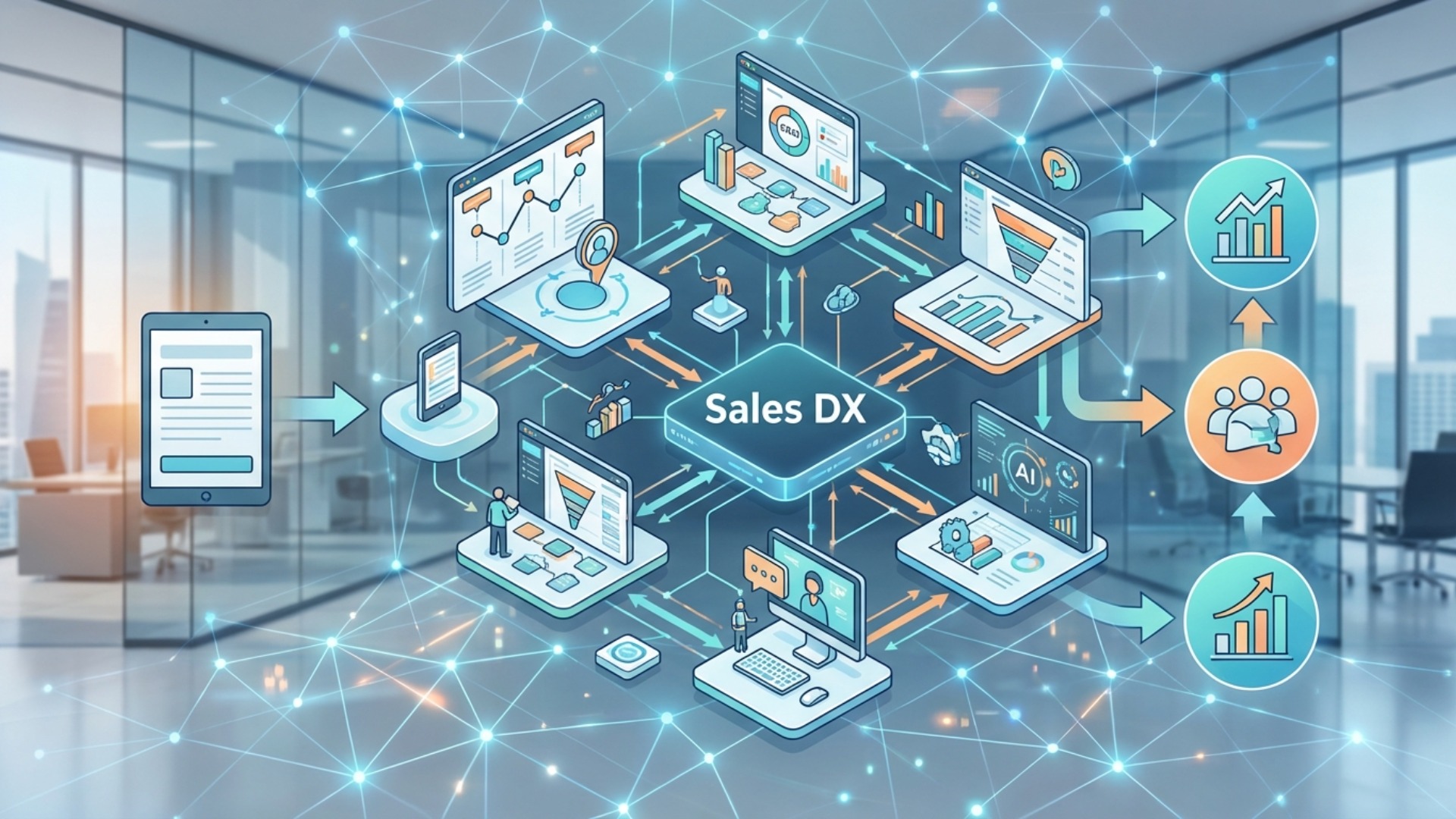 営業DXツールとは?IT化との違いと必要とされる背景