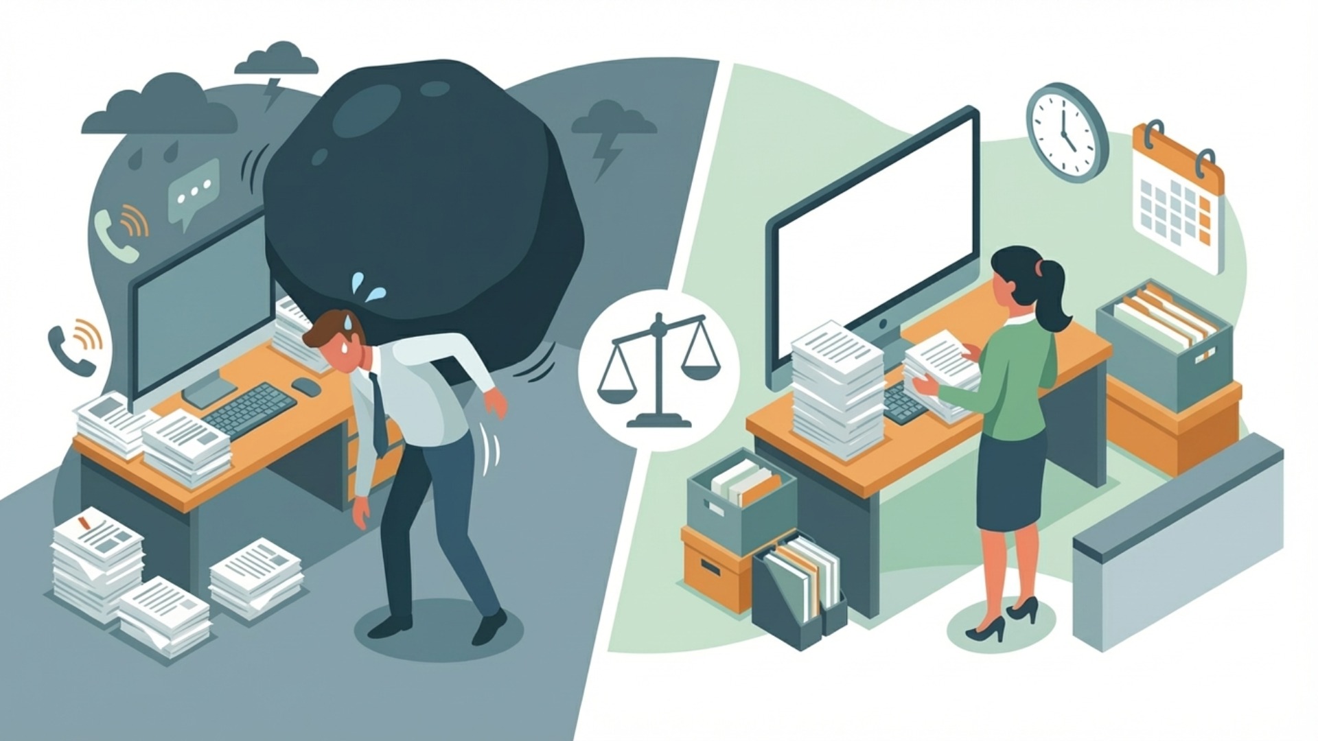 業務負担が高い状態とは？負荷との違いも解説