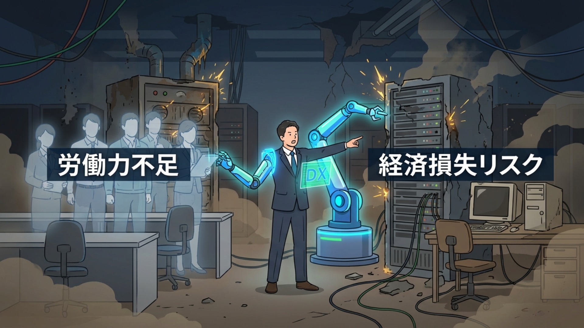 DX推進で生産性向上が急務とされる背景