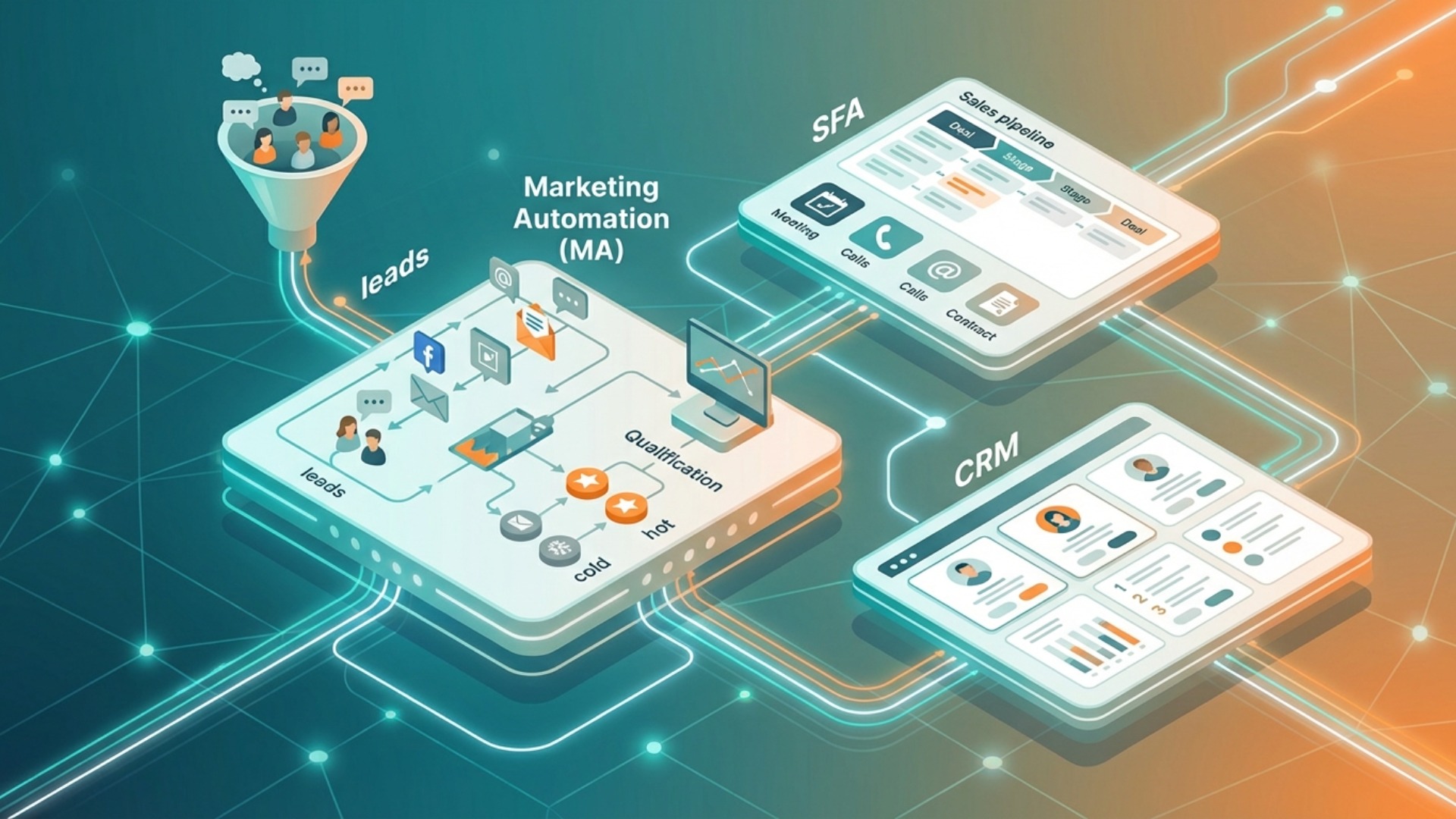 マーケティングオートメーション(MA)とは？SFA/CRMとの違いも解説