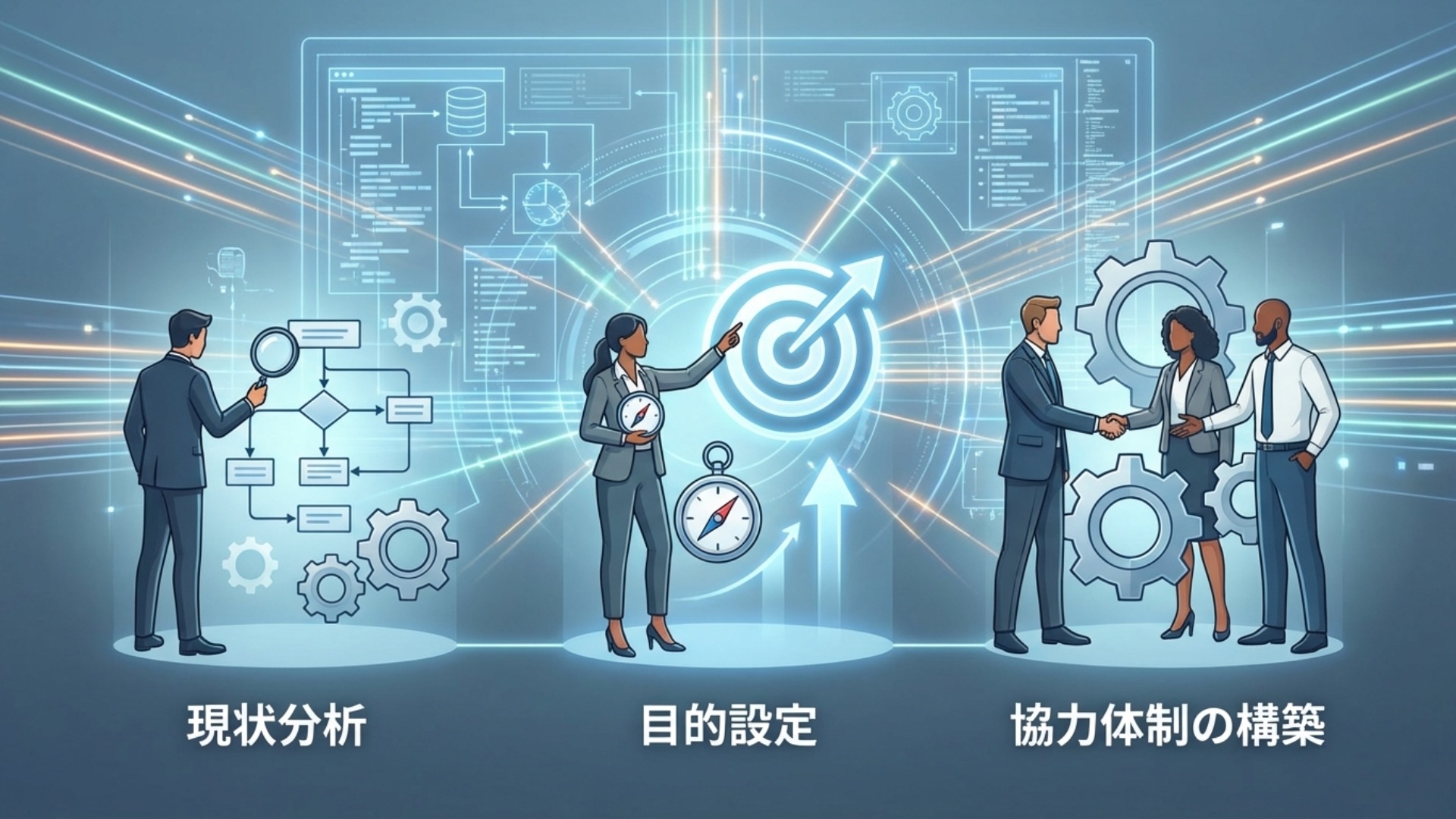 業務効率化を始める前の重要な3つの準備ステップ