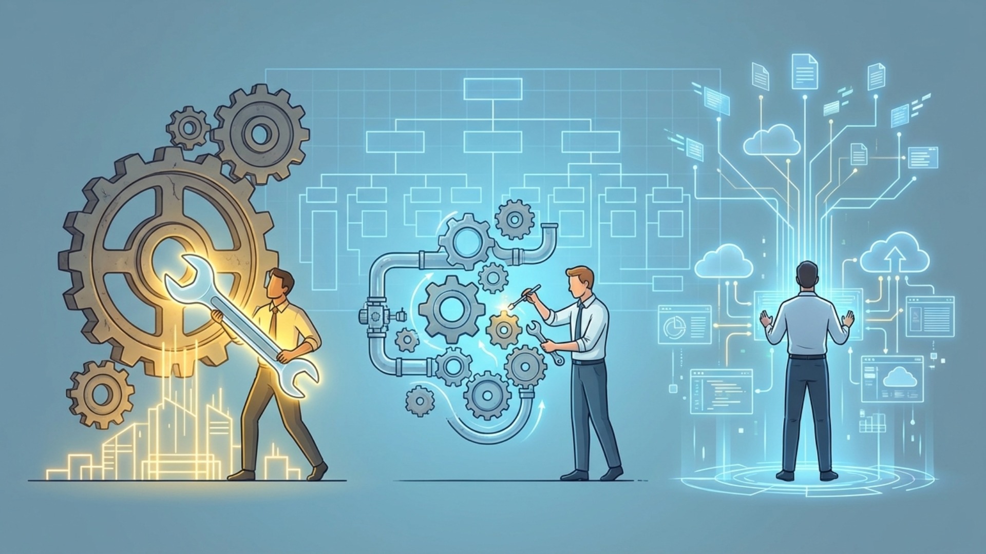 BPRと「業務改善」「DX」との違いを比較