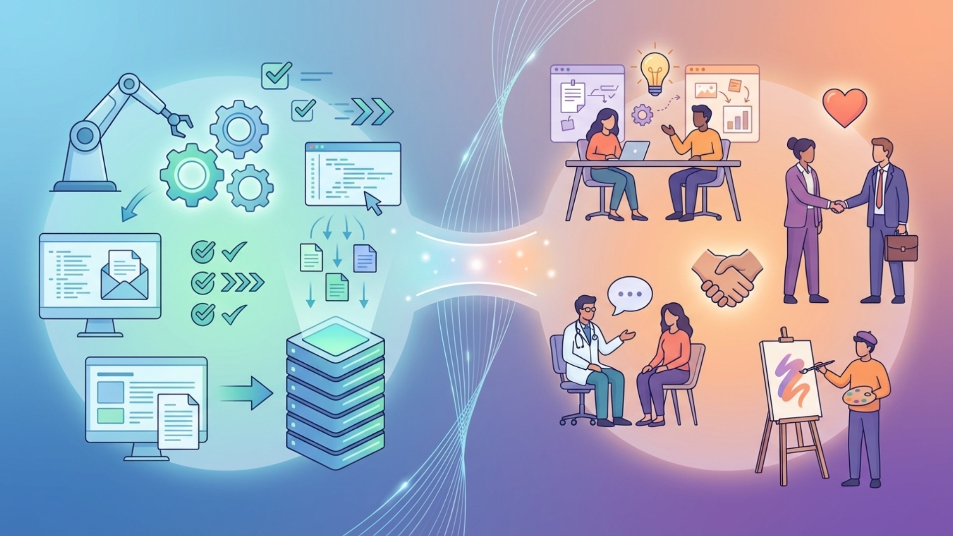 AIで自動化できる業務とできない業務