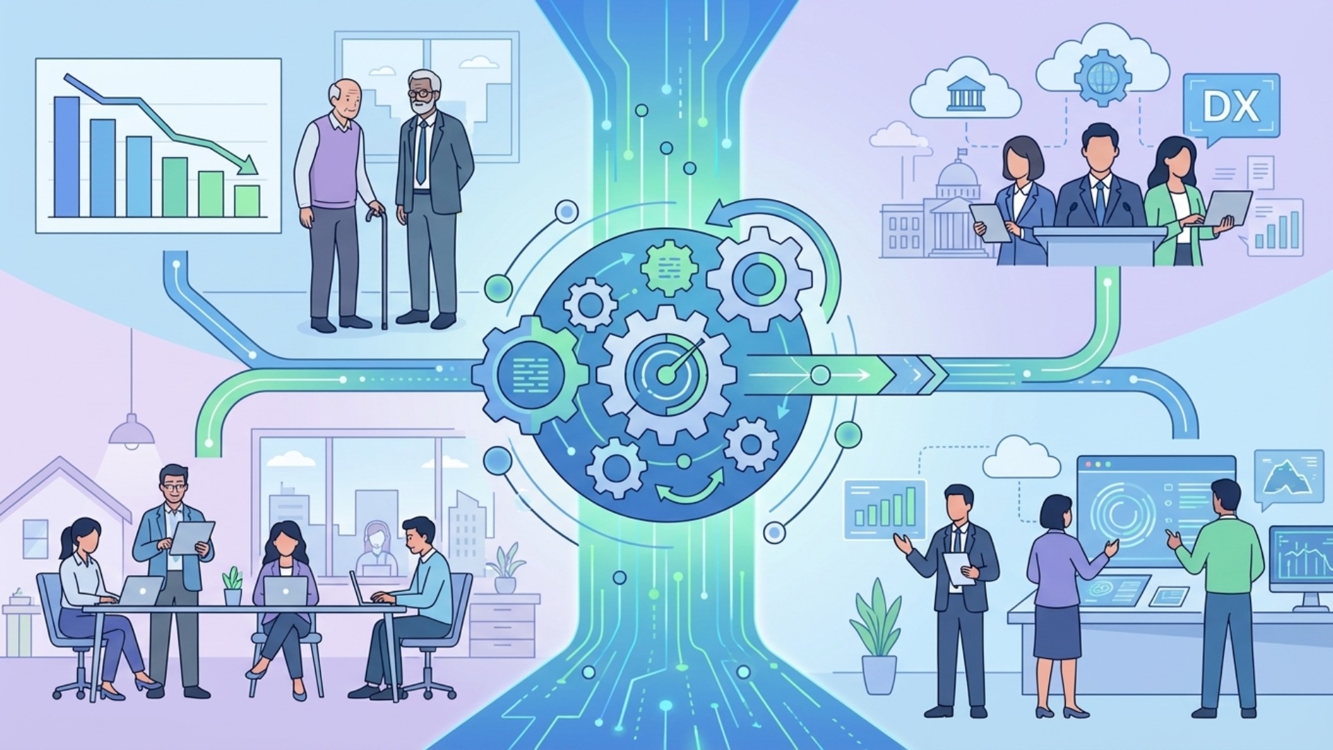 今、業務効率化が不可欠とされる社会的背景