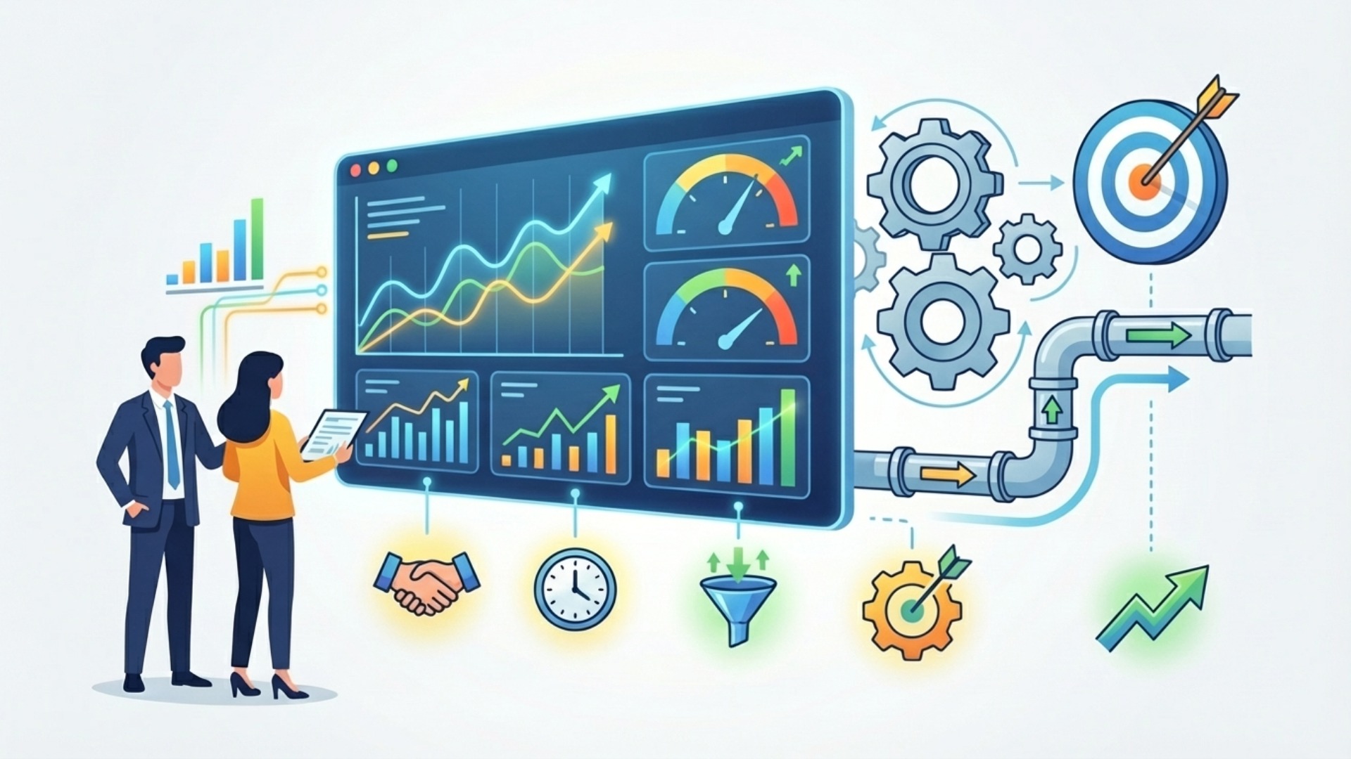 営業効率化の成果を測定するための重要指標（KPI）