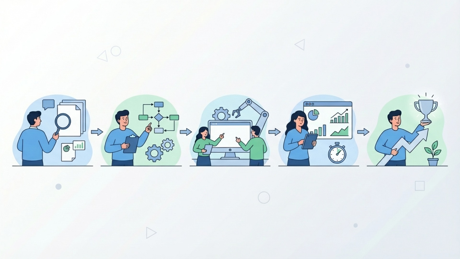 業務効率化の進め方5ステップ