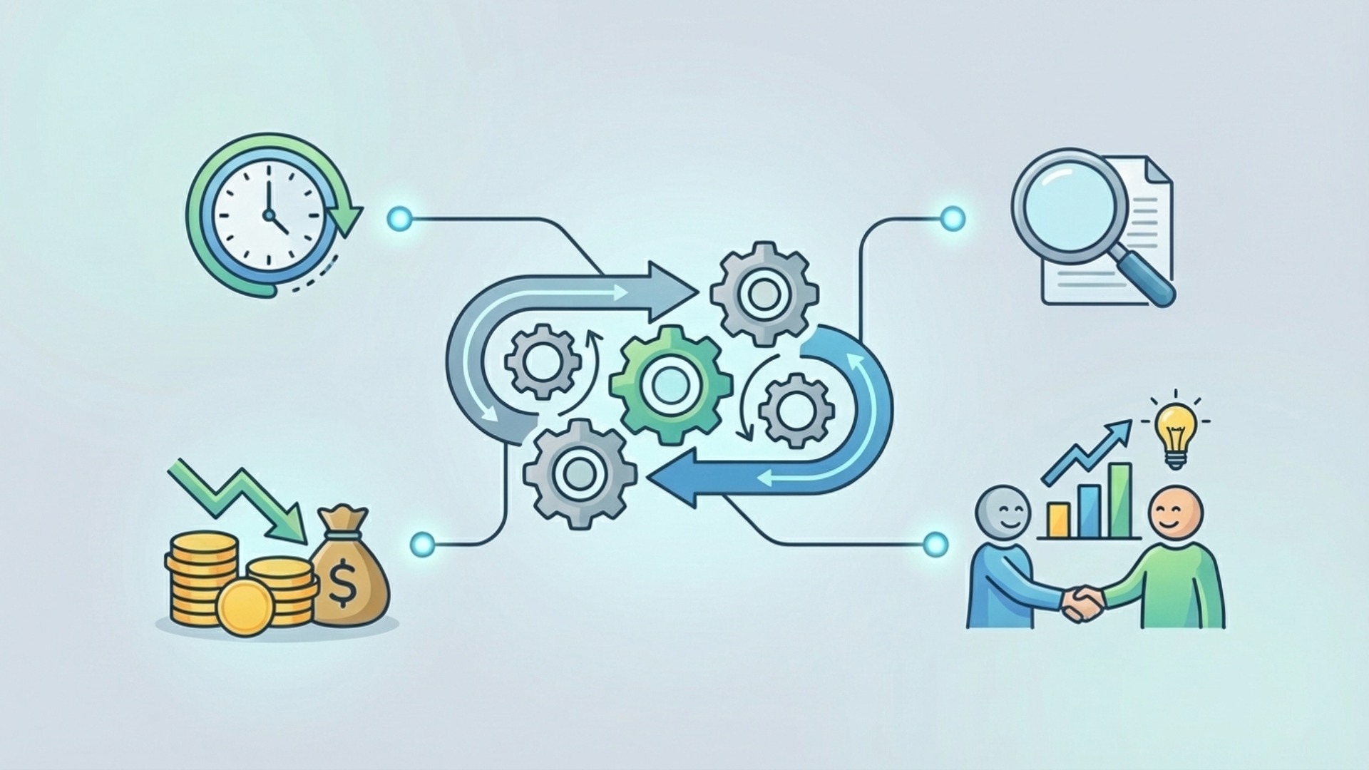 ワークフロー改善による業務効率化の4大メリット