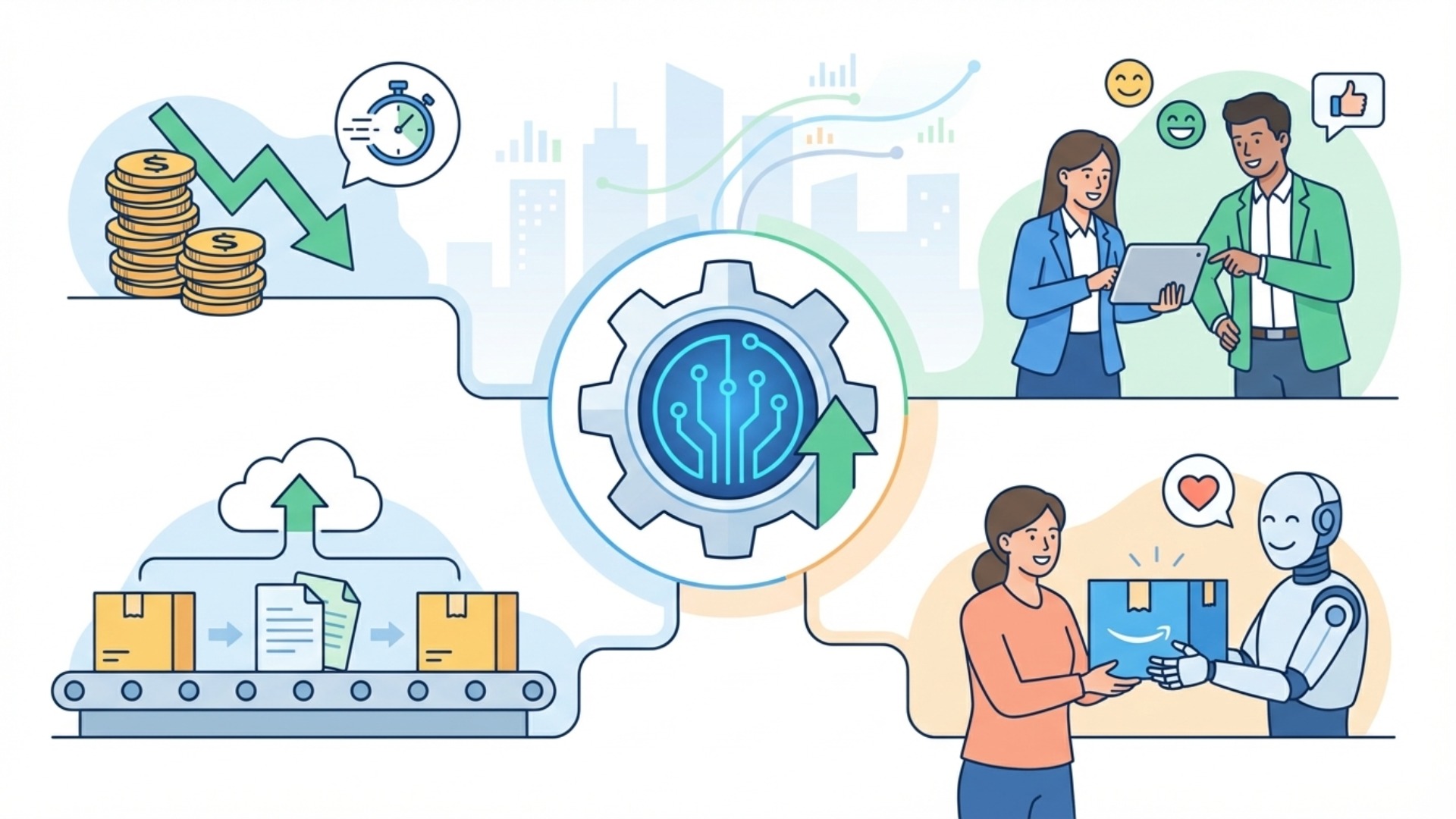 業務を自動化・効率化する主要メリット