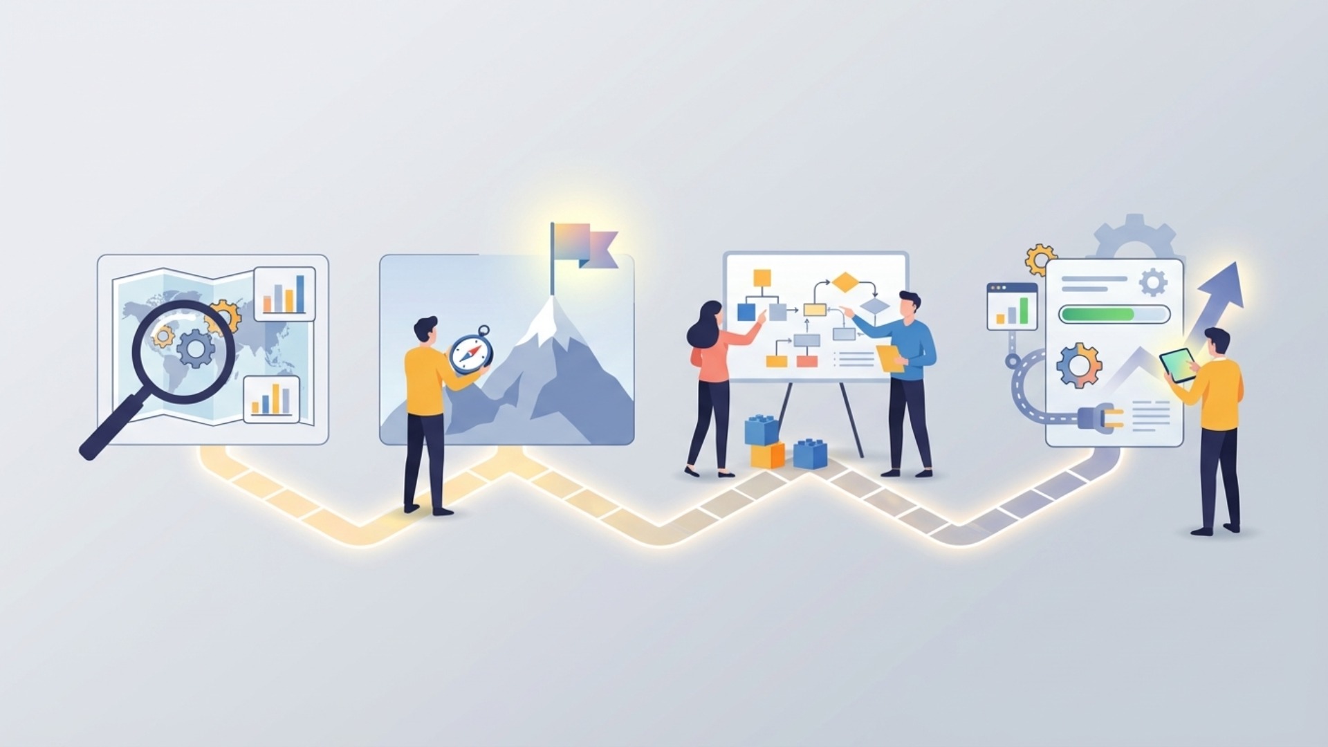 フレームワークを活用した業務効率化の進め方4ステップ