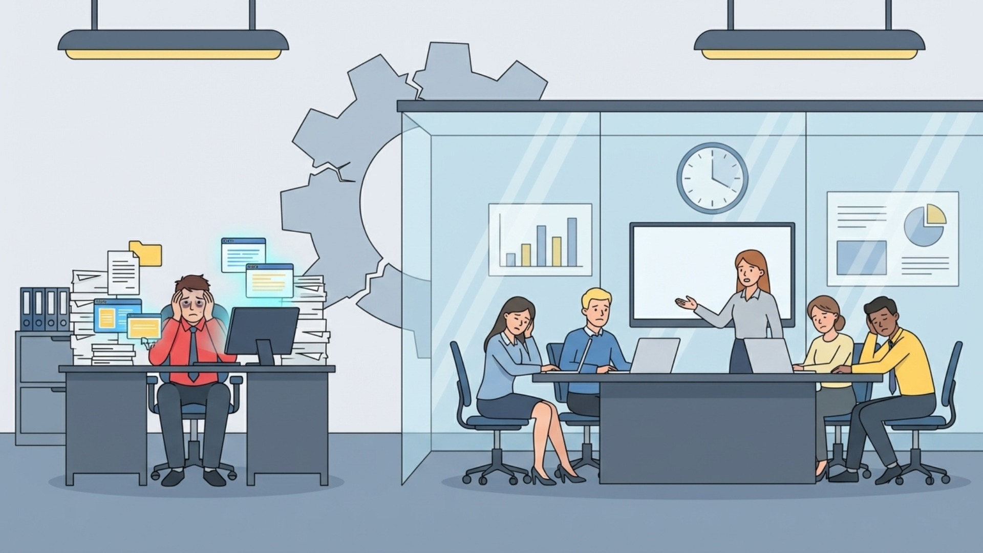 あなたの職場は大丈夫？業務負担が高い組織の共通点