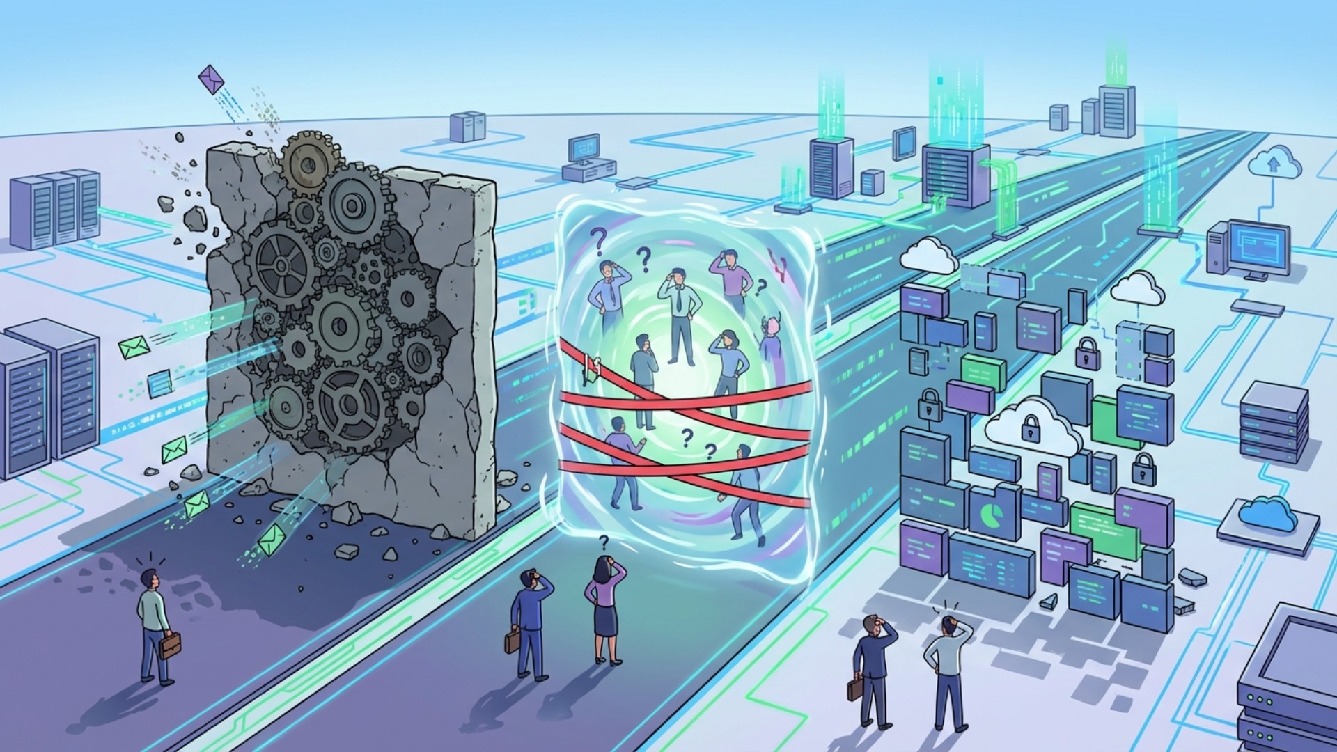生産性向上を阻むDX推進の3つの壁