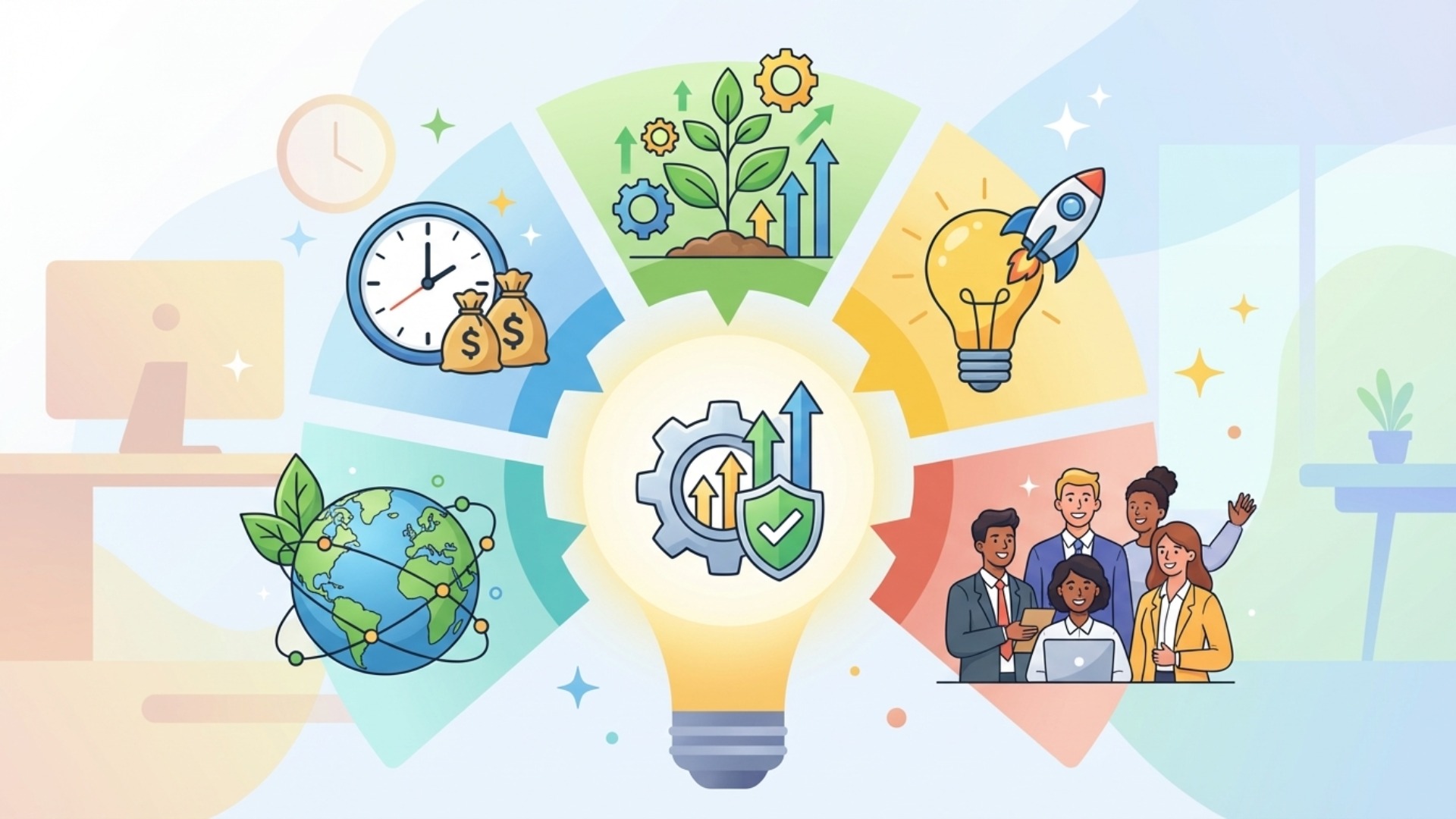 生産性向上で企業が得られる5つのメリット