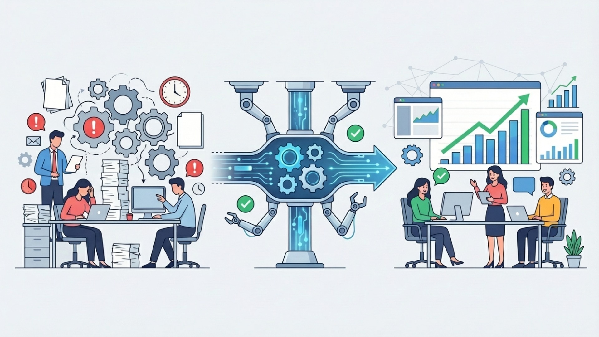 自動化システムで解決できる業務課題と導入事例