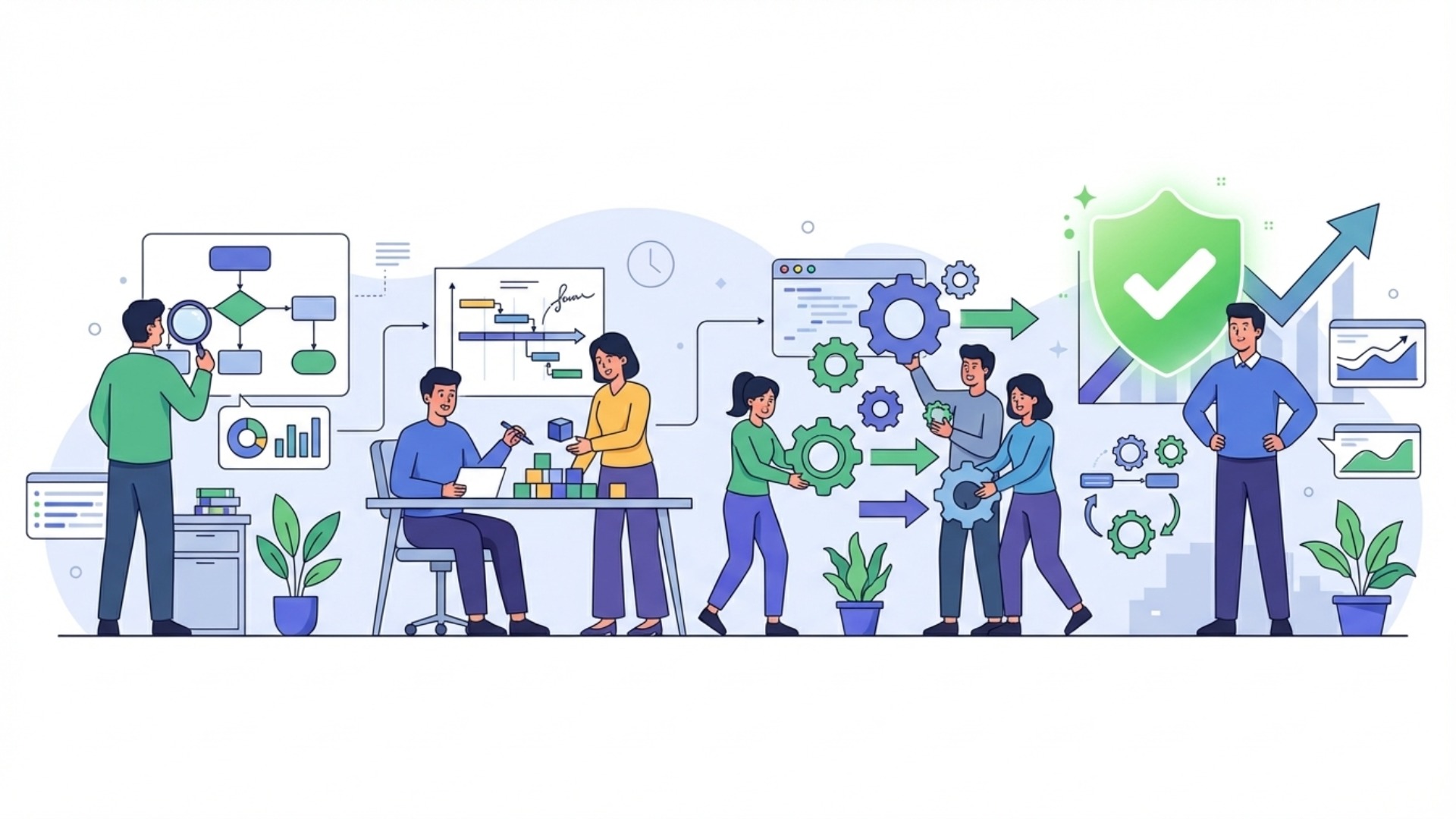 業務効率化を成功させるための進め方4ステップ