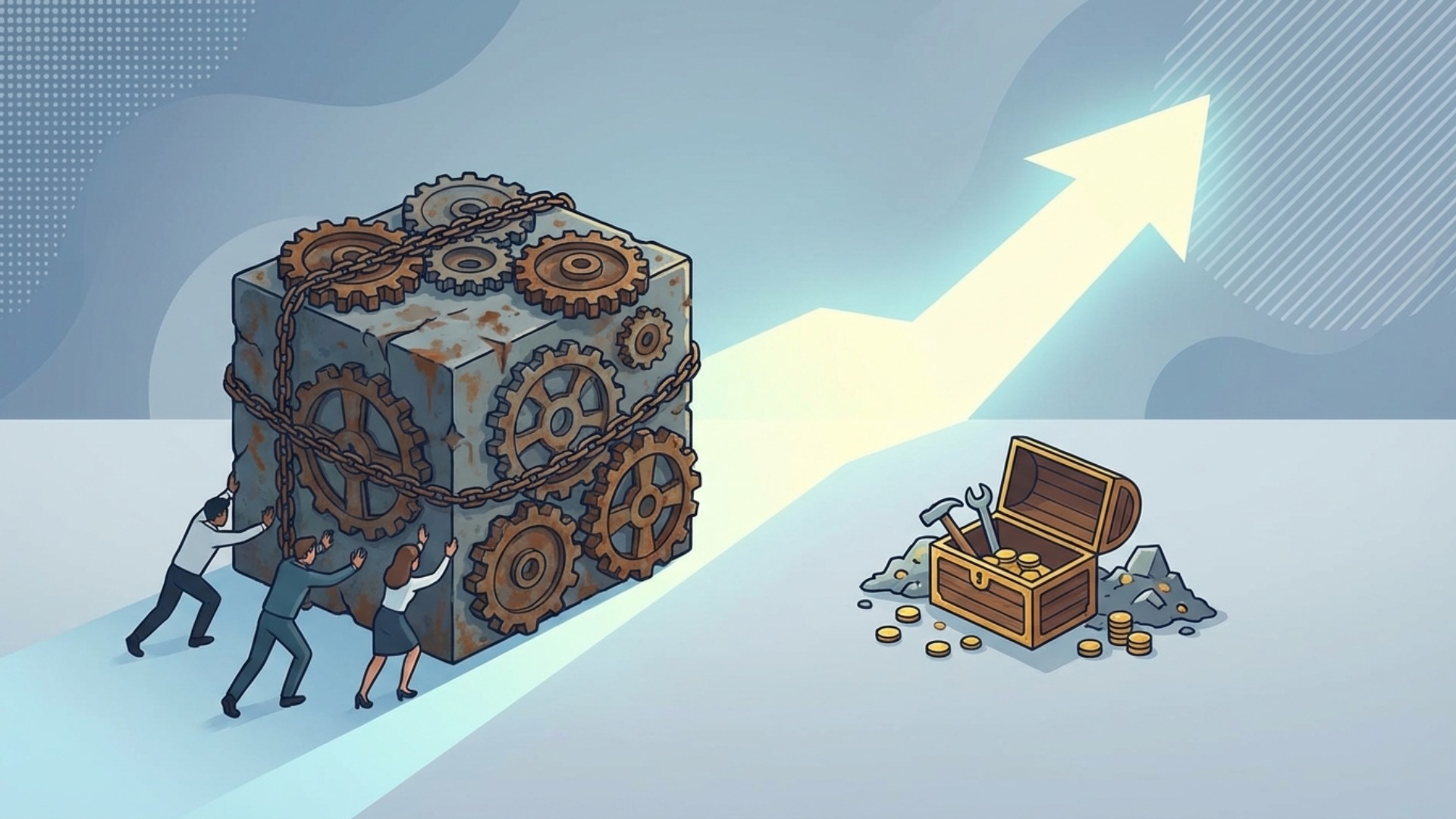 生産性向上を阻む主な課題