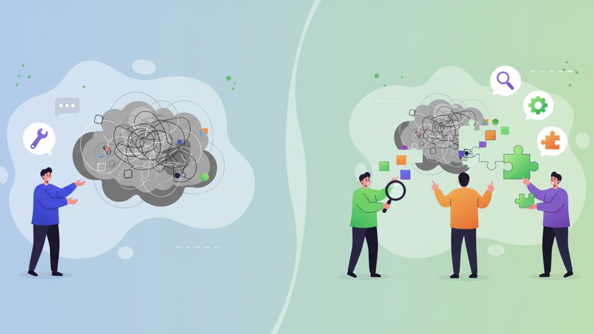 シングルエージェントとの主な違い