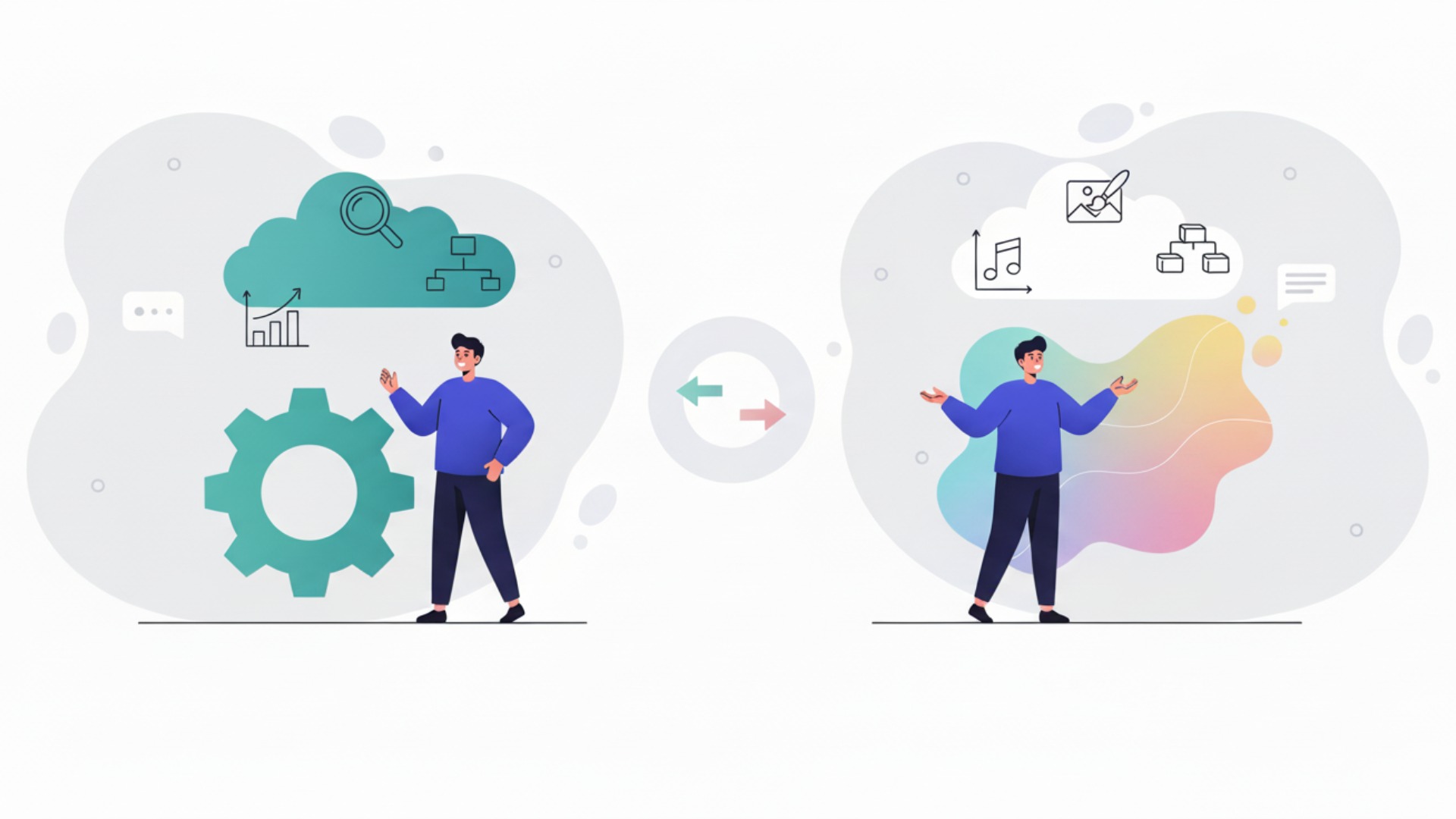 【一覧比較】AIと生成AIでできることの違い