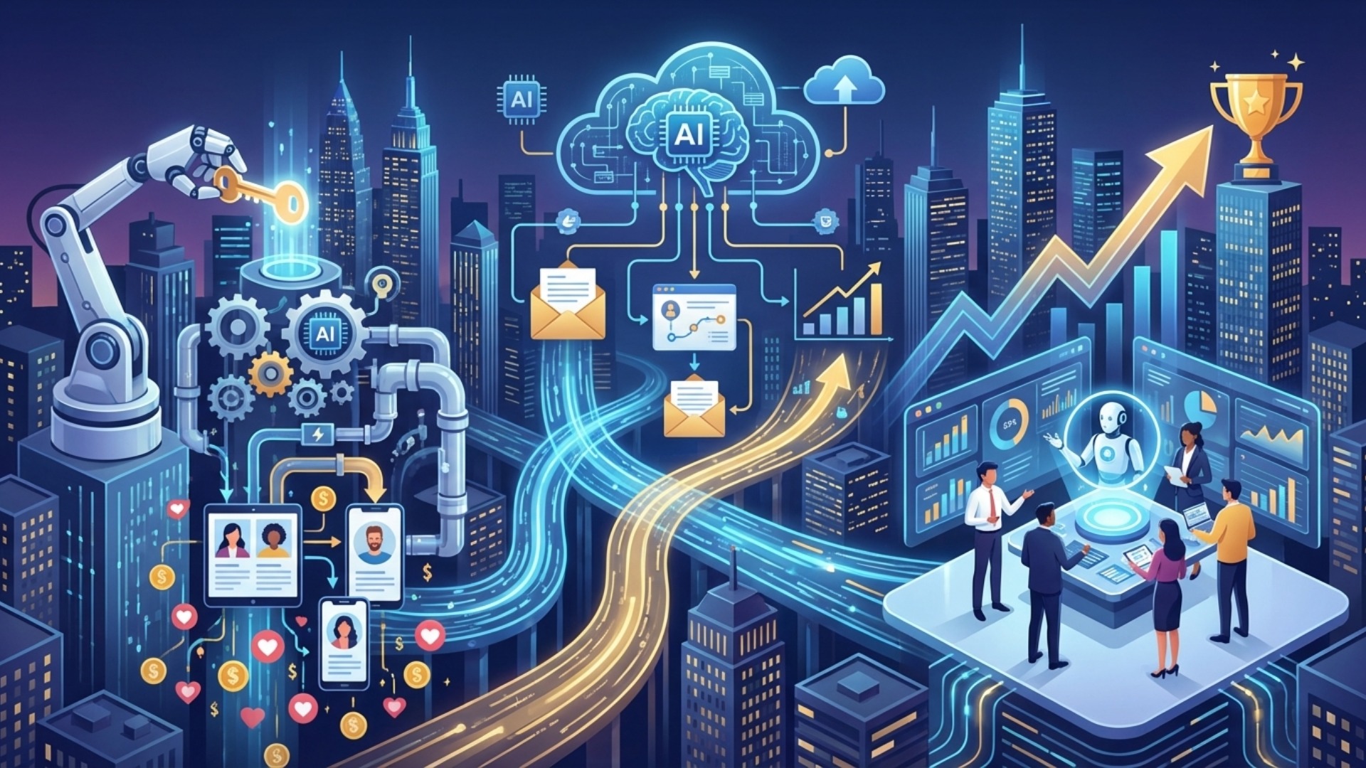 【実例付き】AIを活用したマーケティングオートメーションの成功事例3選