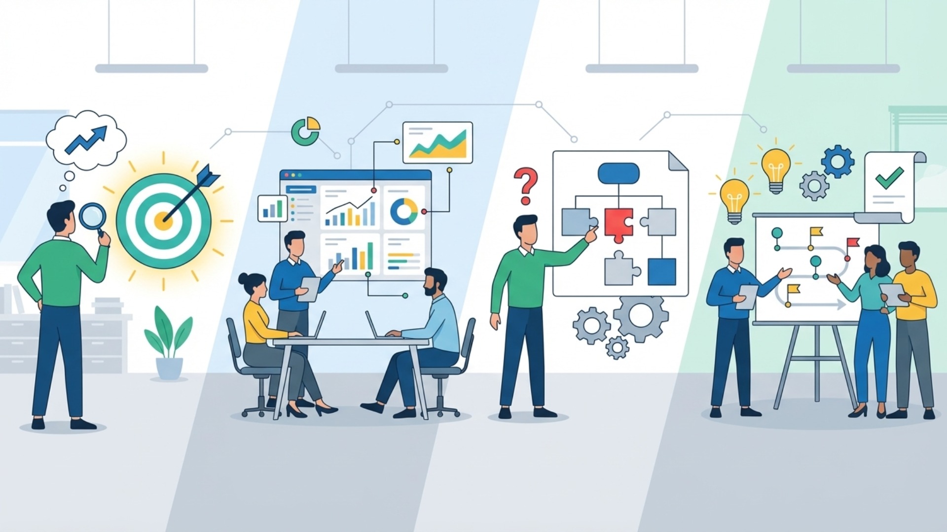 生産性分析の具体的な進め方【4ステップ】