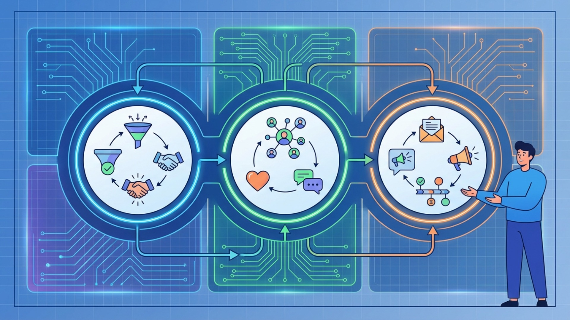 CRM・MAとの違いは？機能と目的を比較