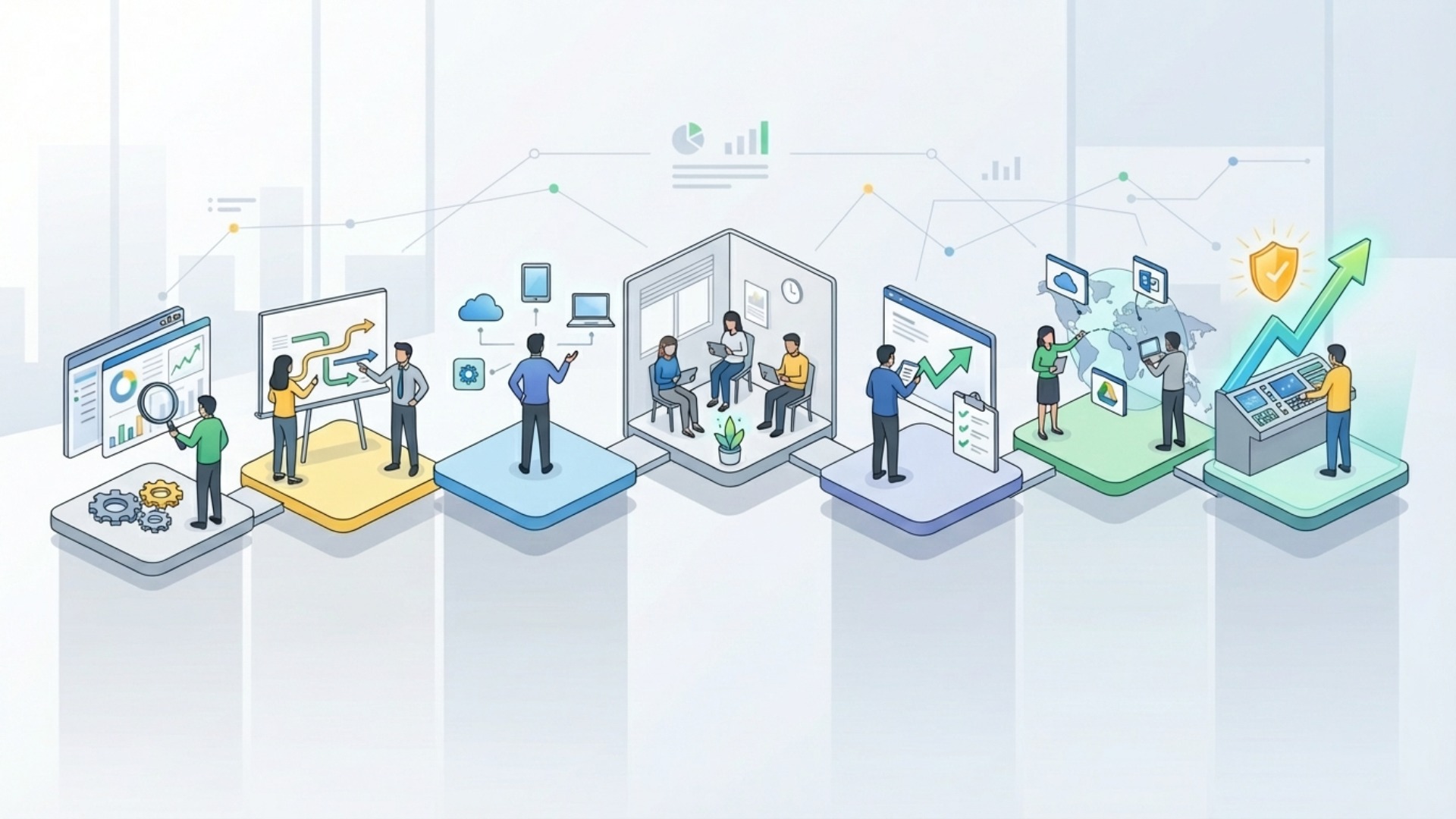 営業DXの進め方7ステップ