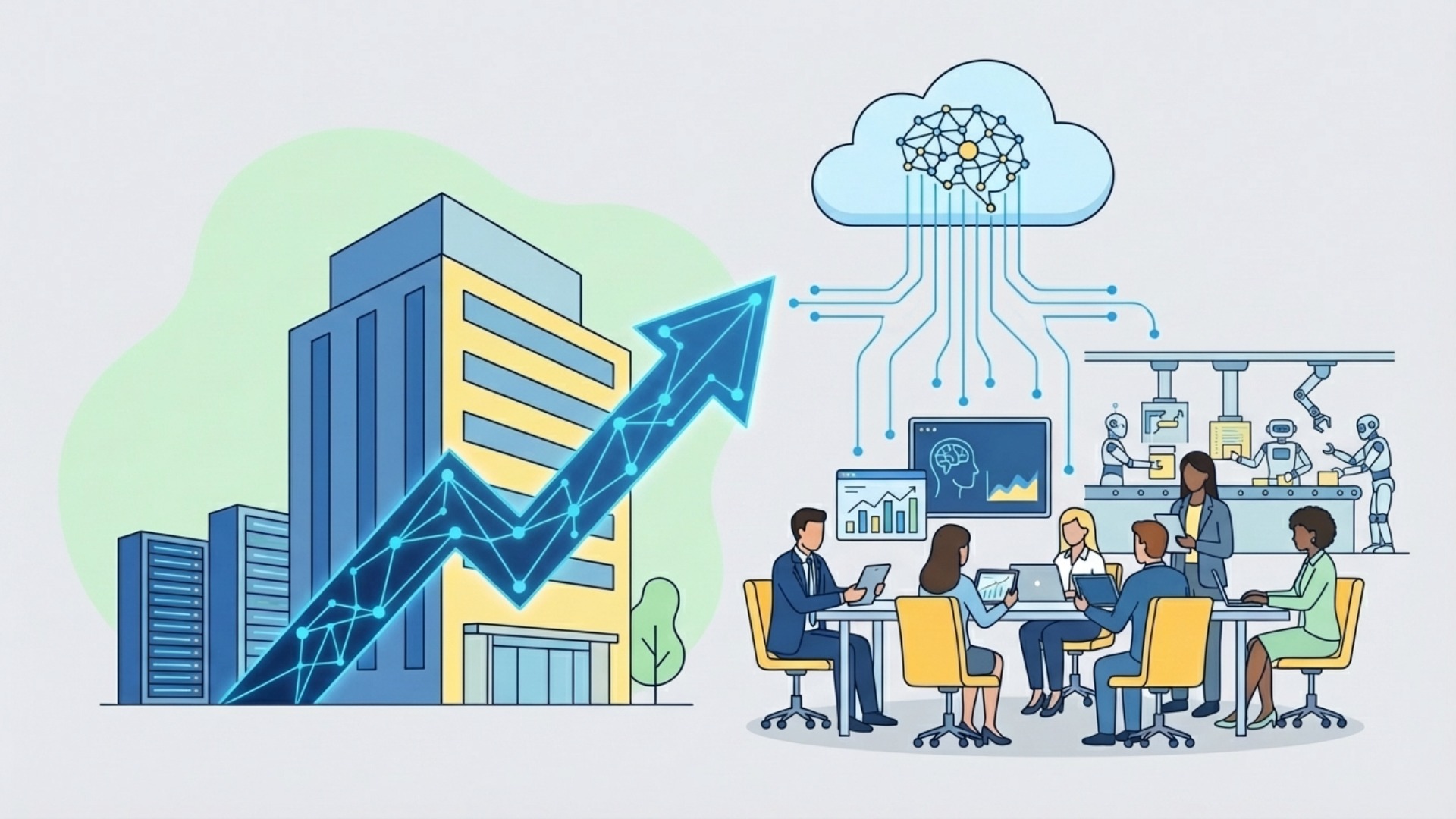 AI導入で生産性を劇的に改善した企業事例