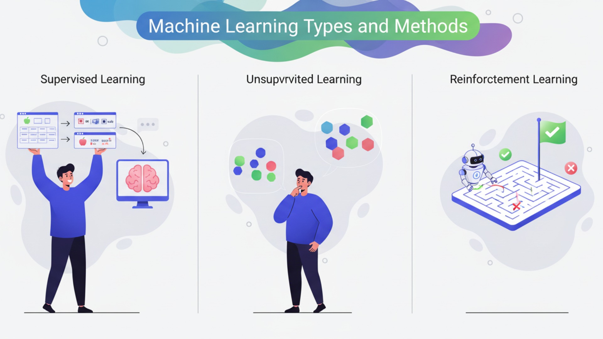 機械学習の主な種類と学習方法