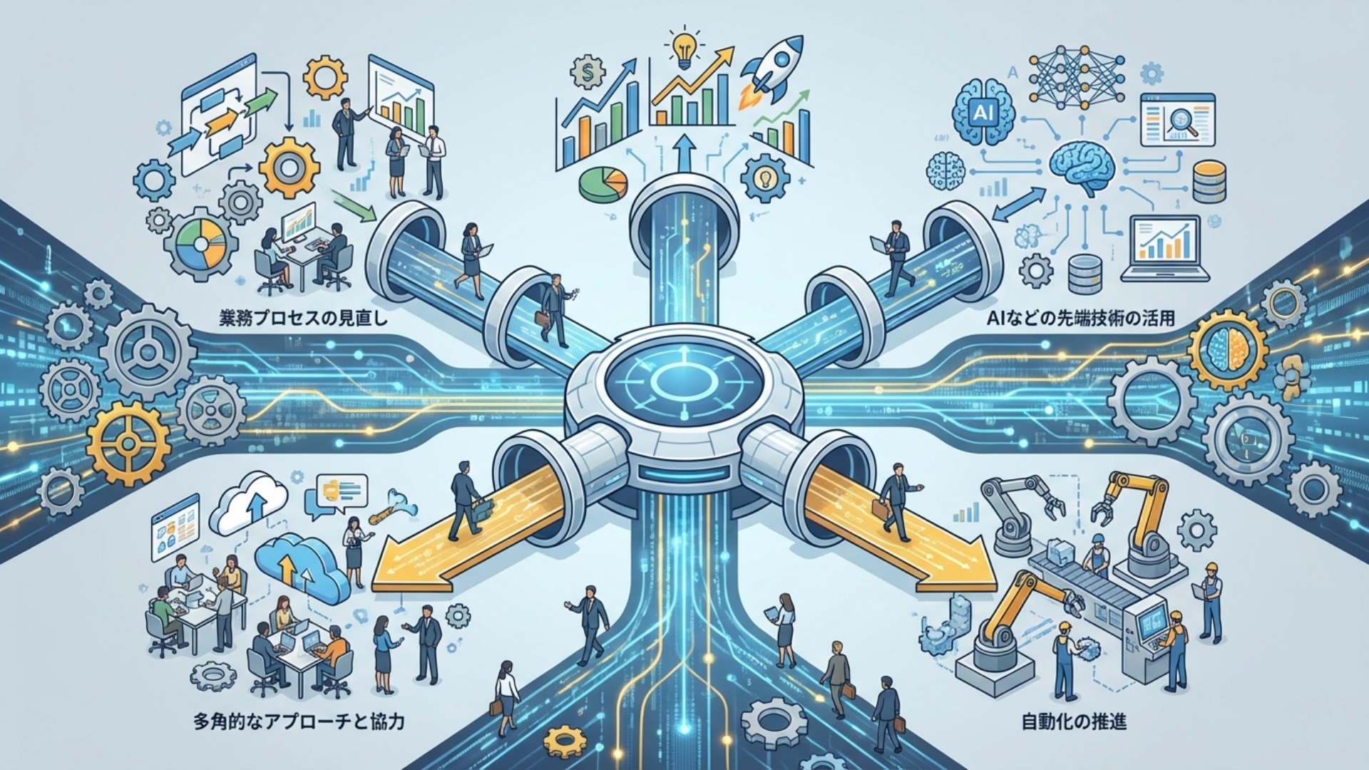 【2026年最新】企業の生産性を高める施策5つの方向性