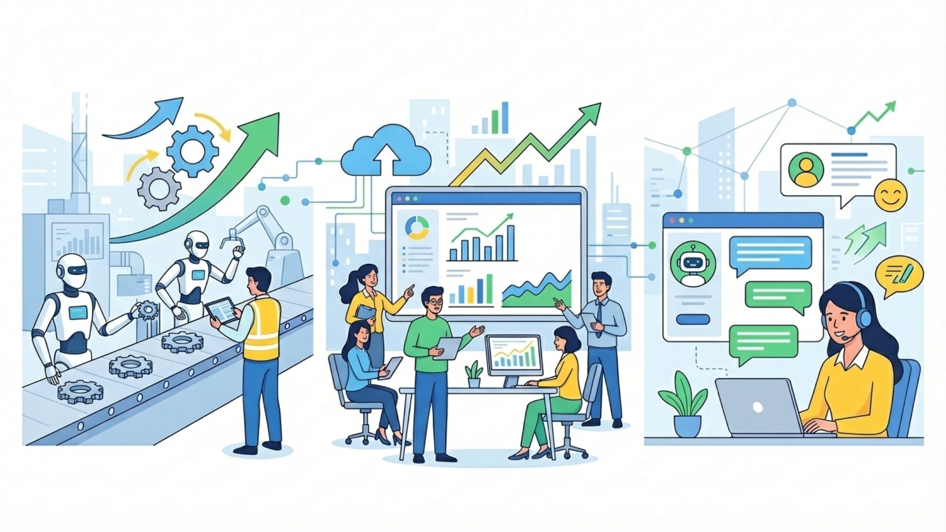 【部門別】生産性向上を成功させた企業の事例3選