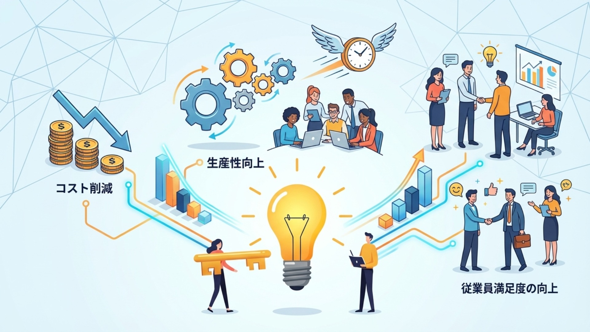 課題解決で得られる業務効率化のメリット