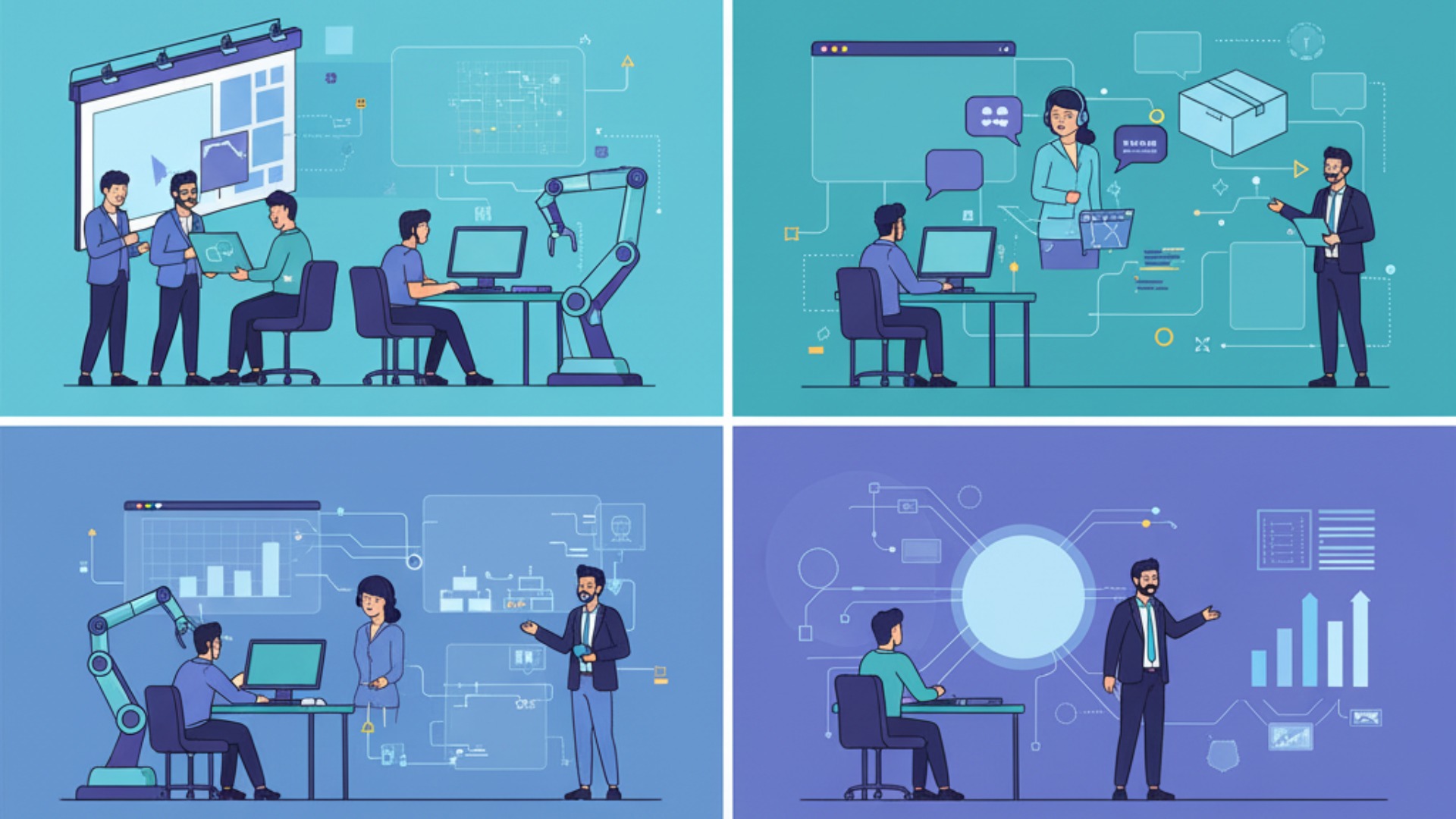 【業務別】ビジネスシーンでの生成AI活用アイデア