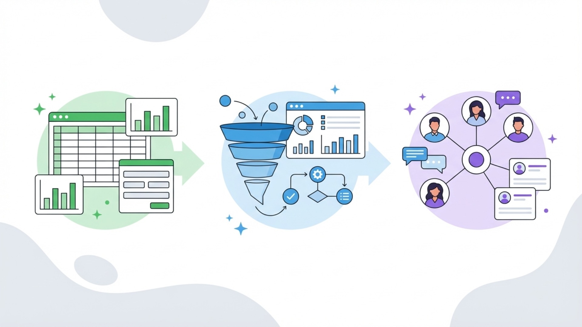 営業管理ツールの種類と特徴｜Excel・SFA・CRMの違い