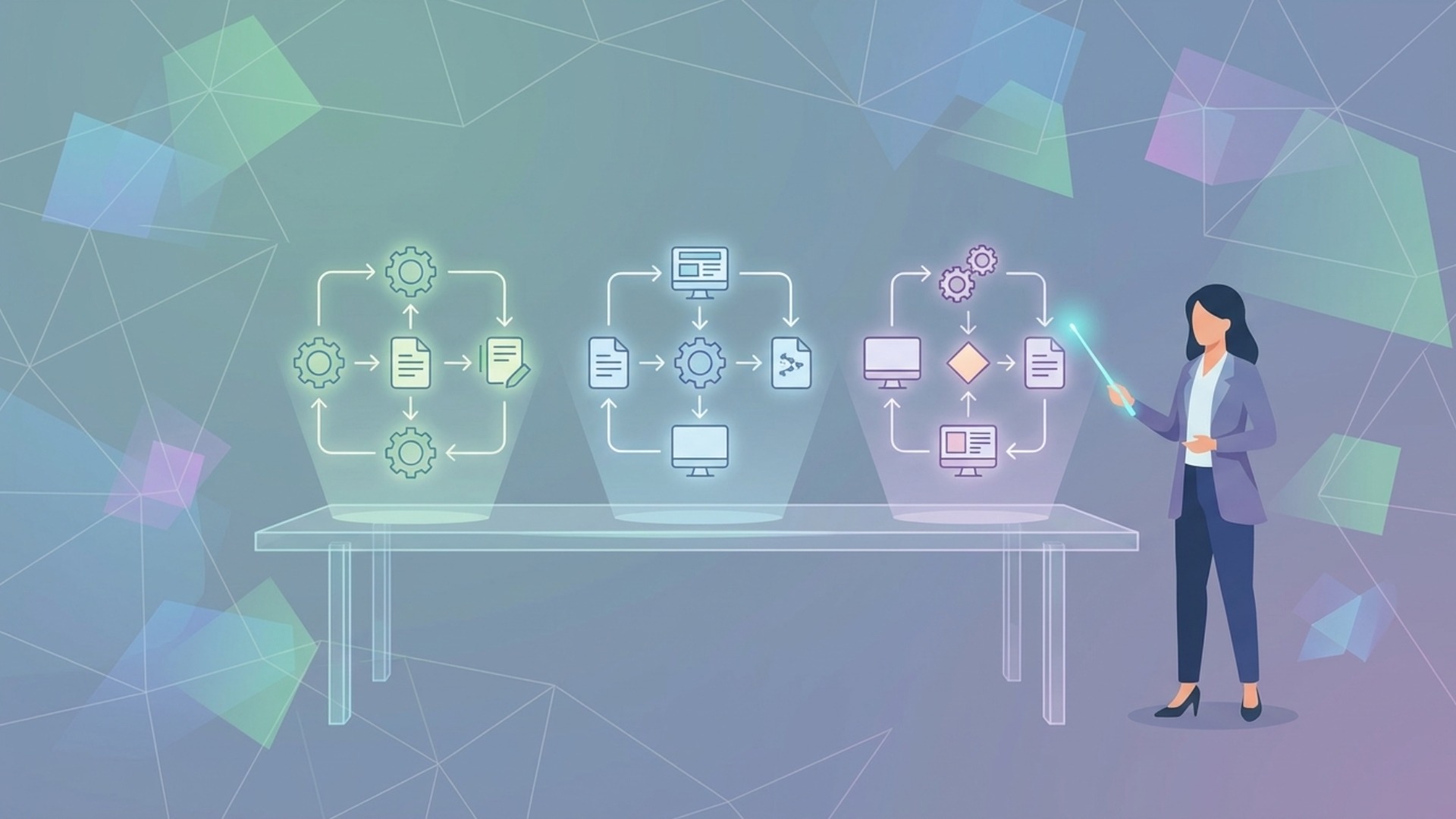 【サンプル付】部署別の業務フロー作成例
