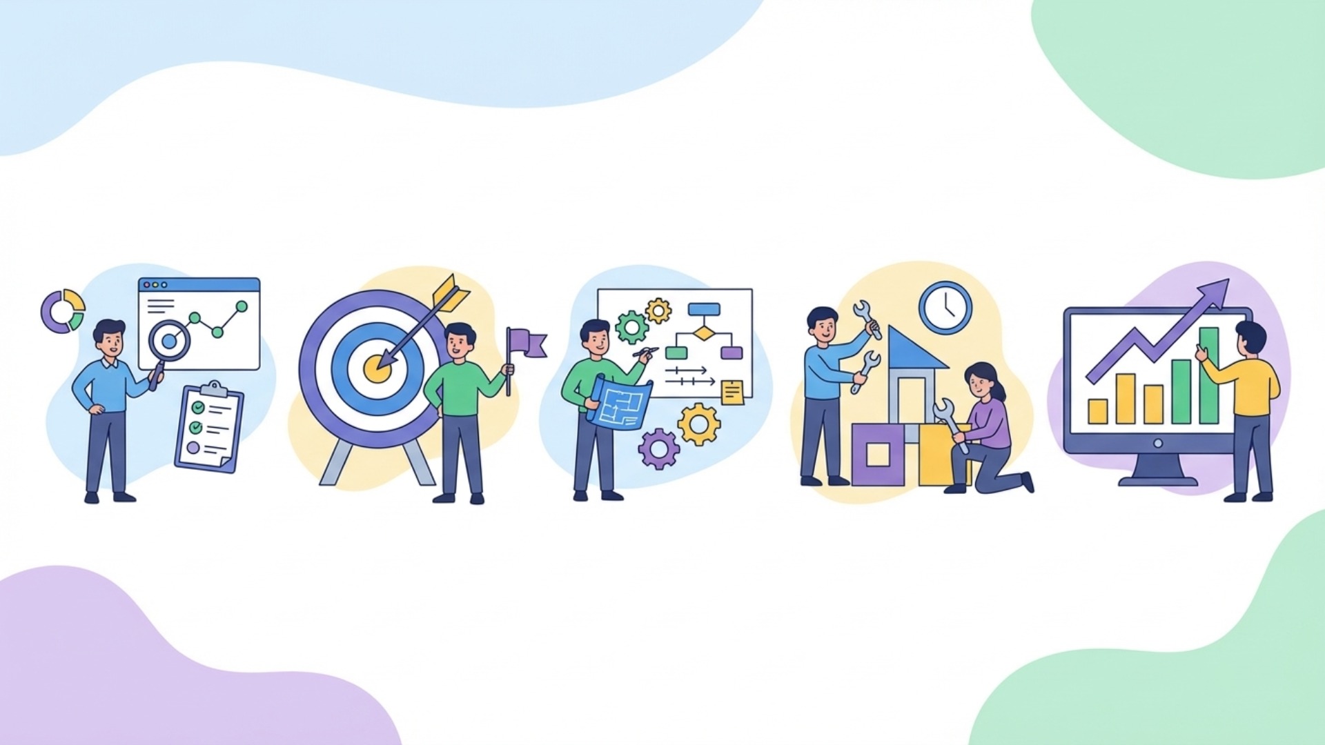 生産性向上を実現するための5つのステップ