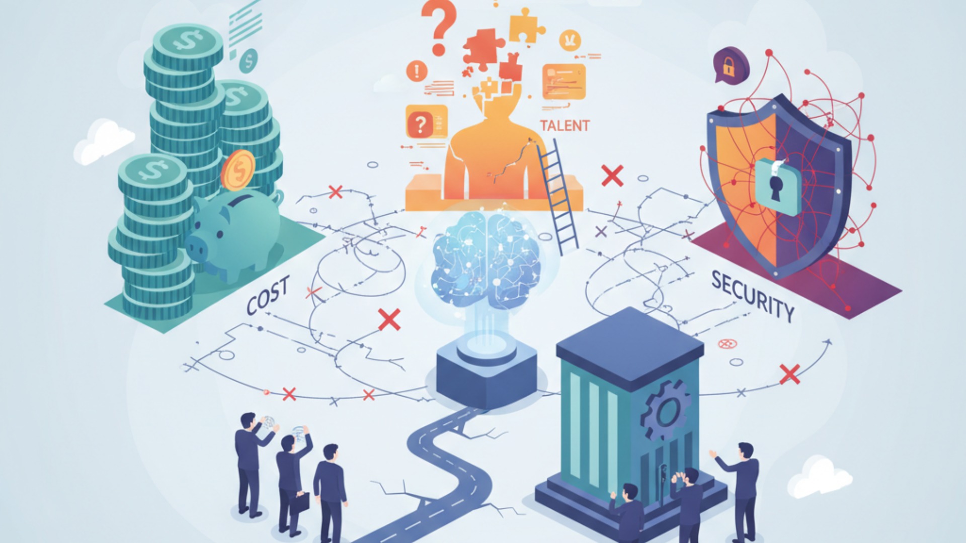 LLM導入における企業の課題