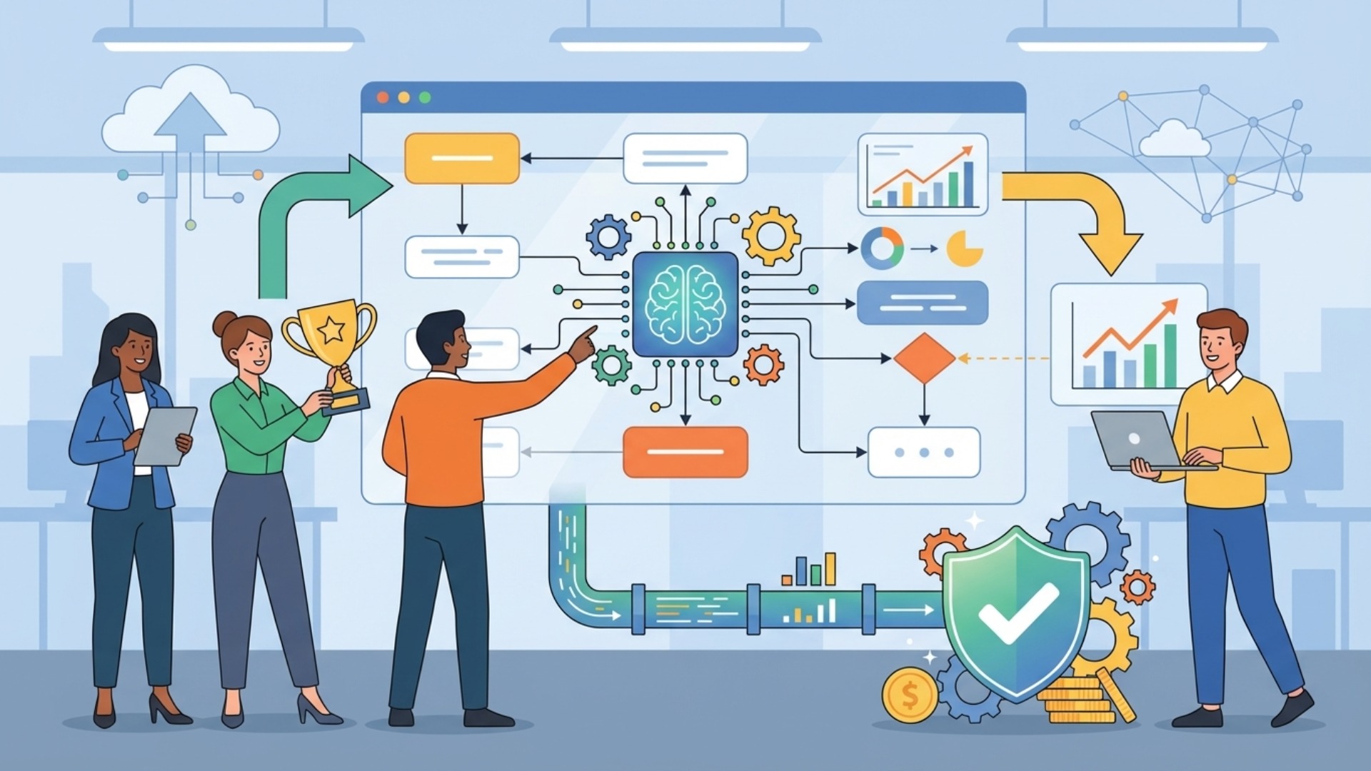 業務の見える化による成功事例