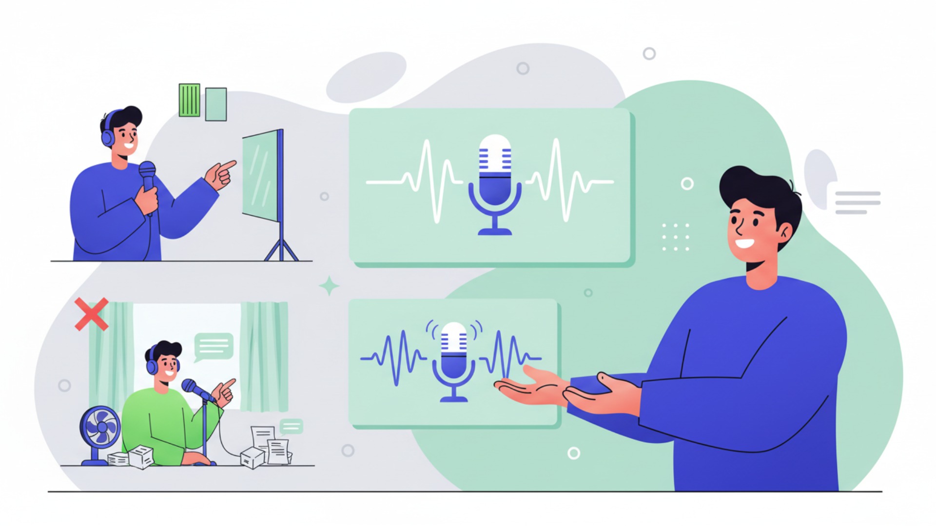 文字起こし精度を高めるための録音のコツ
