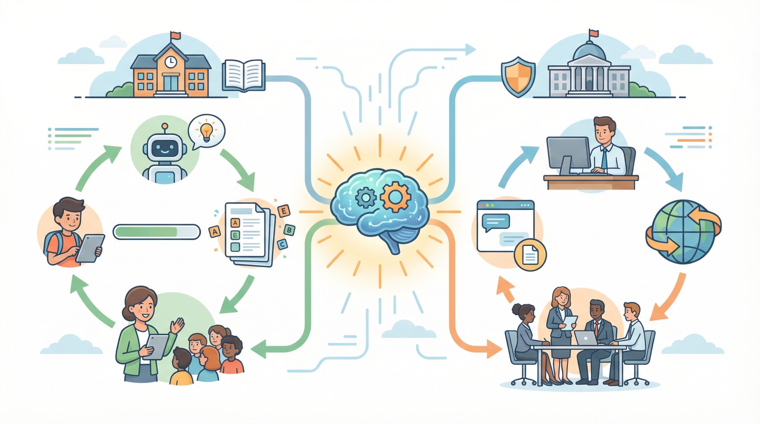 教育・行政における生成AIの英語活用事例