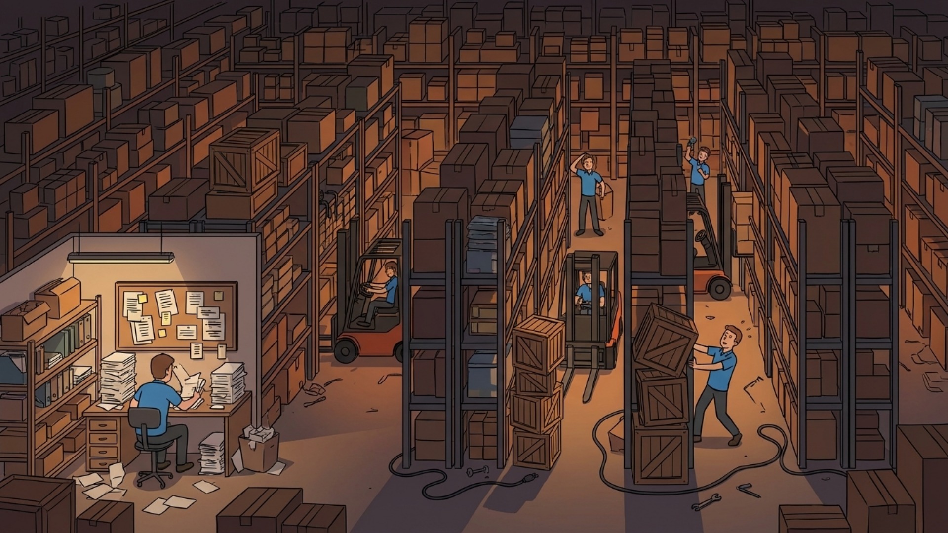 なぜ倉庫の作業効率が上がらないのか？主な原因を解説