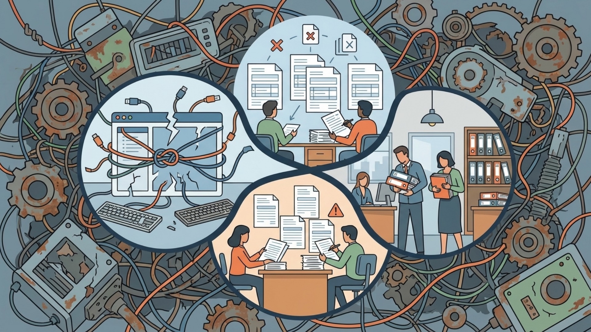 なぜ手入力・二重入力の無駄が発生するのか？その根本原因