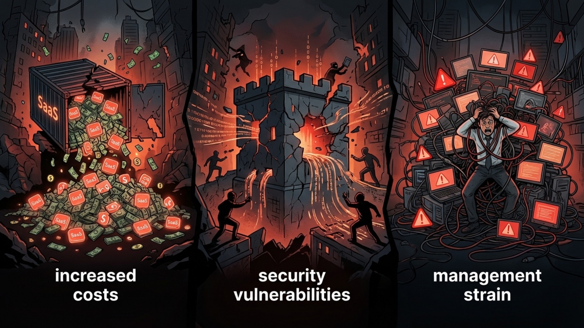 増えすぎたSaaSを放置する3つの重大なリスク