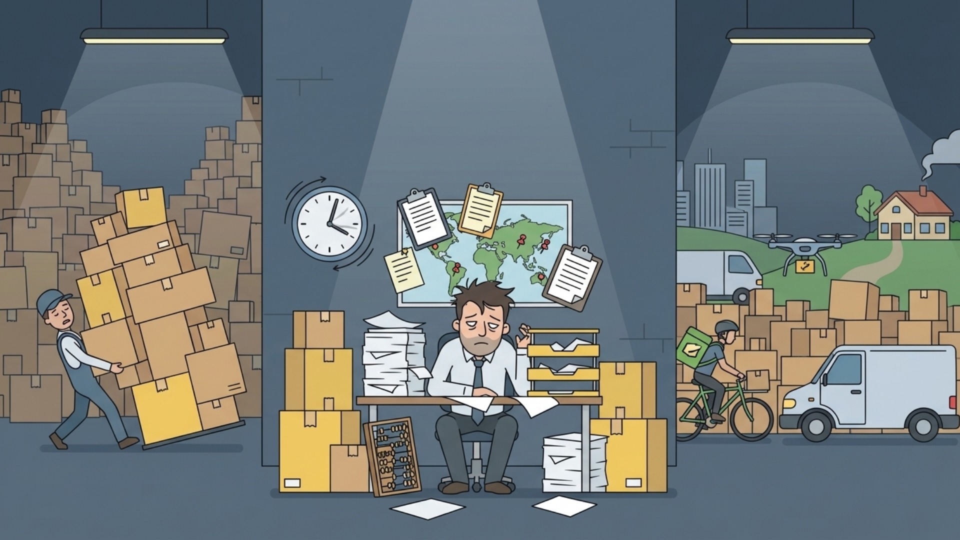 なぜ今、手作業での配送手配が限界と言われるのか