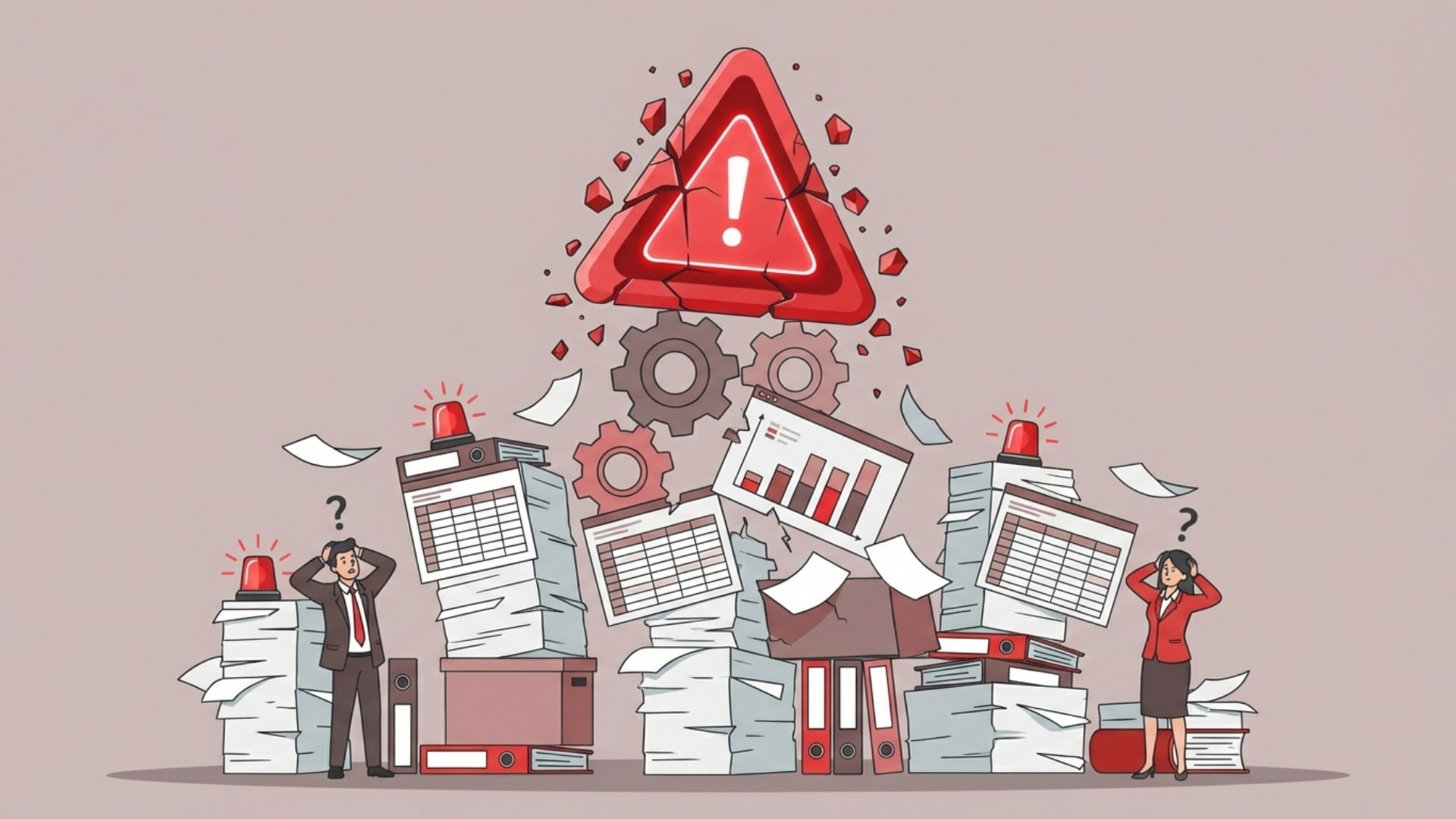 手作業によるKPI集計が引き起こす深刻な経営リスク