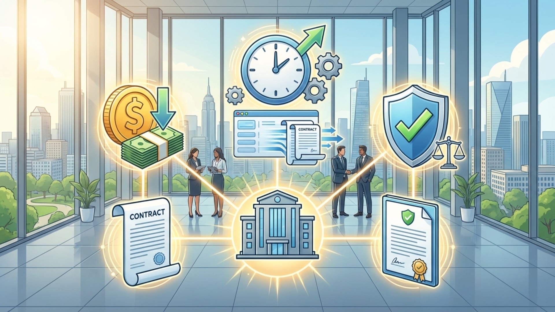 不動産の契約書作成を効率化する3つのメリット