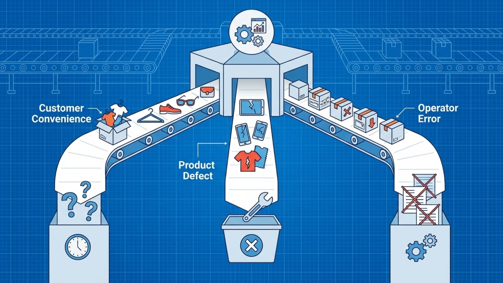 返品が発生する主な3つの原因