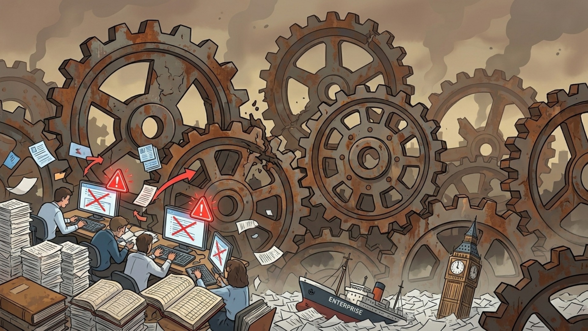 手入力・二重入力が引き起こす深刻な経営リスク