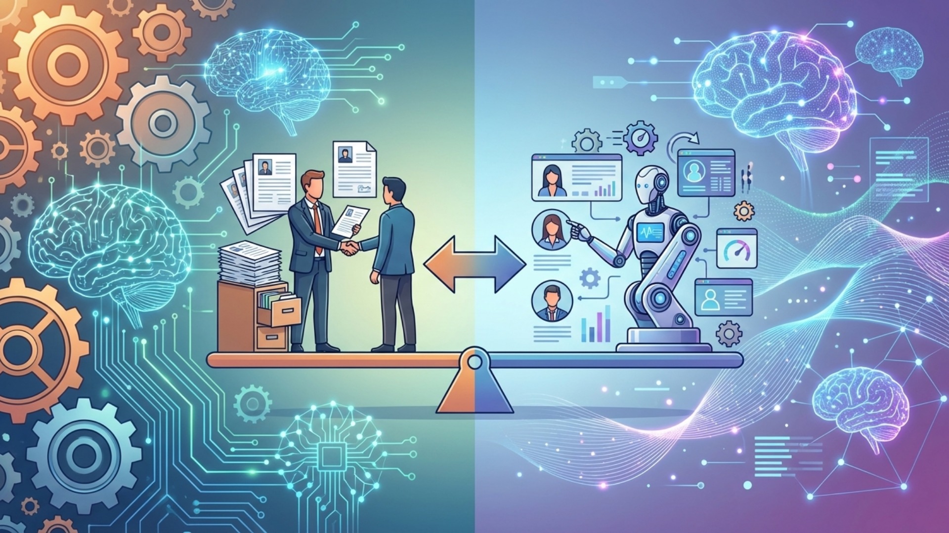 AI採用と従来採用の比較